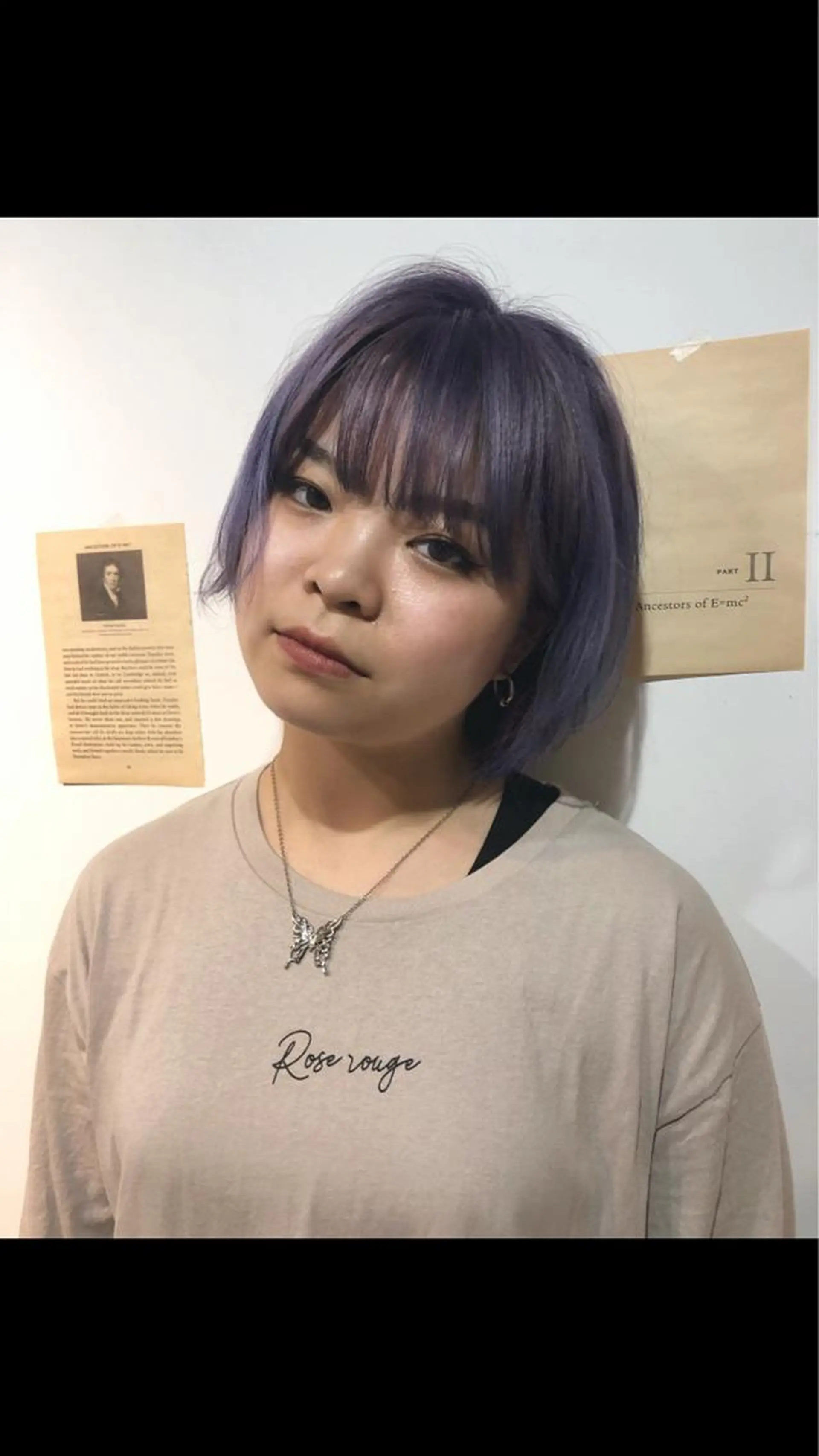 ショート カラー ラベンダーカラー MIYU💋💖 〈XENA渋谷本店〉のヘアスタイル