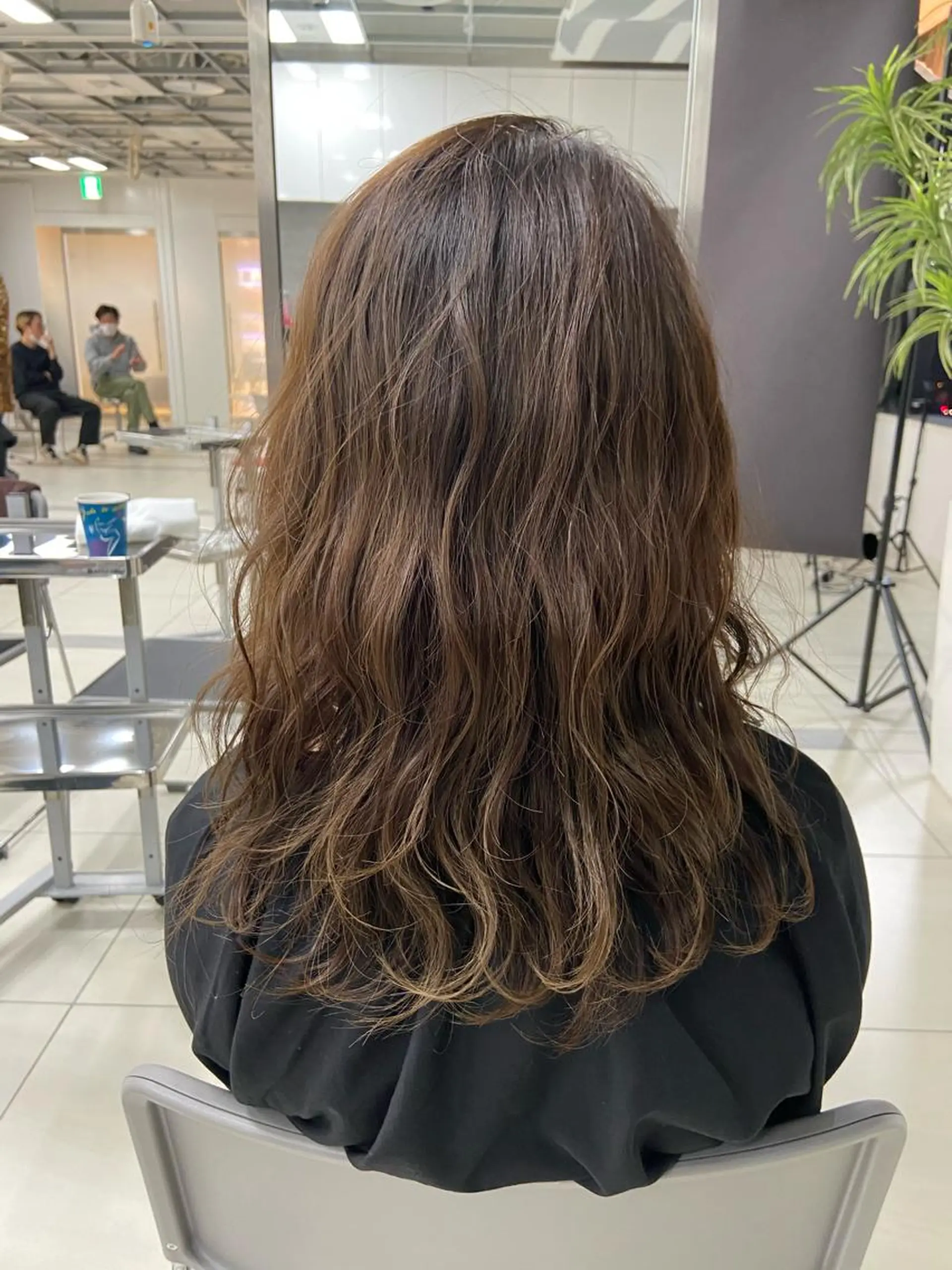 ロング アッシュ アッシュグレー アッシュグレージュ Dali 【ダリー】 菊水店のヘアスタイル