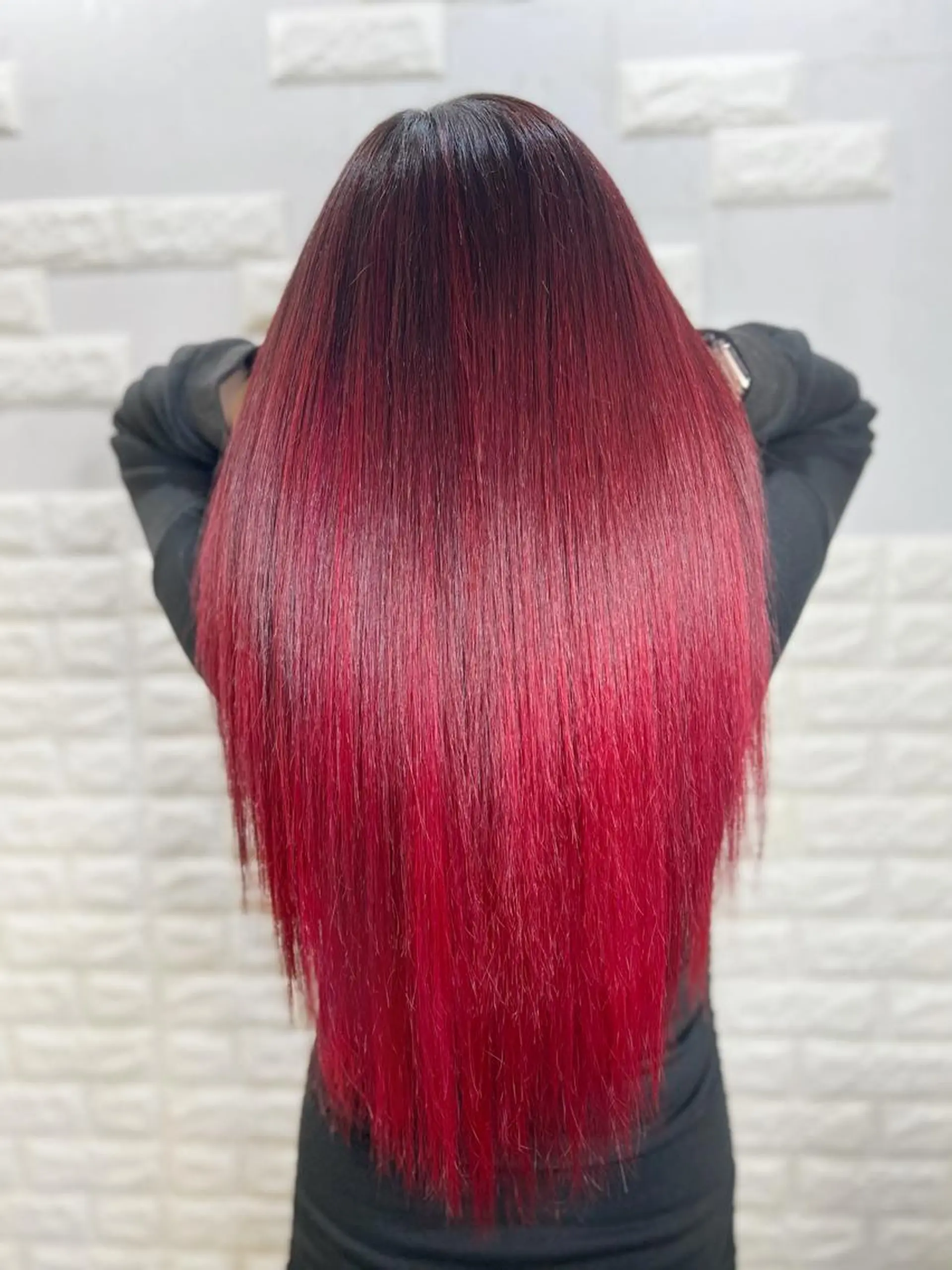 ロング カラー ヘアアレンジ ヘアカラー トリートメント 次世代シールエクステ 錦糸町 小泉 朋之のヘアスタイル