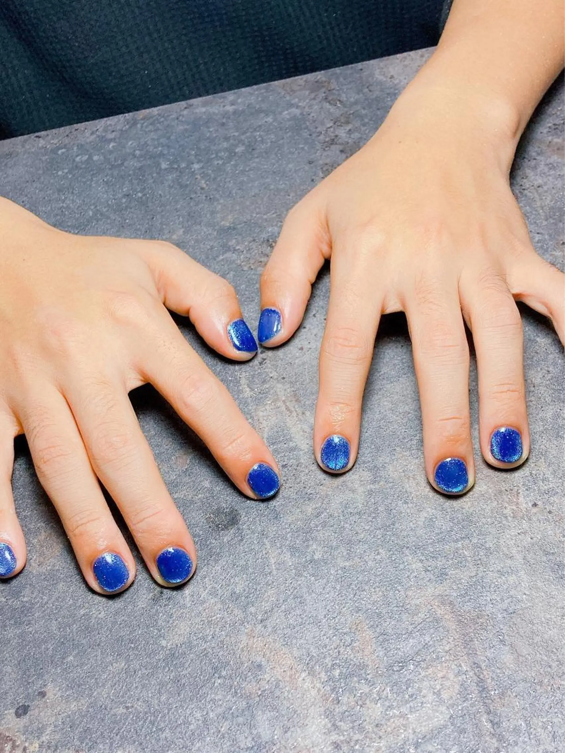 メンズ ネイル マグネットネイル ワンカラーネイル ハンドネイル NailSalon liberのネイルデザイン