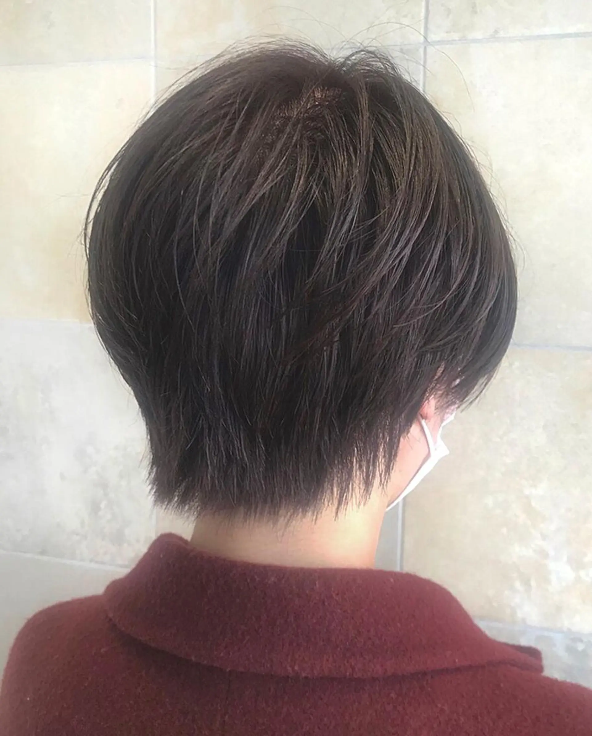 ショート カラー カット ヘアカラー トリートメント 田中 あかねのヘアスタイル