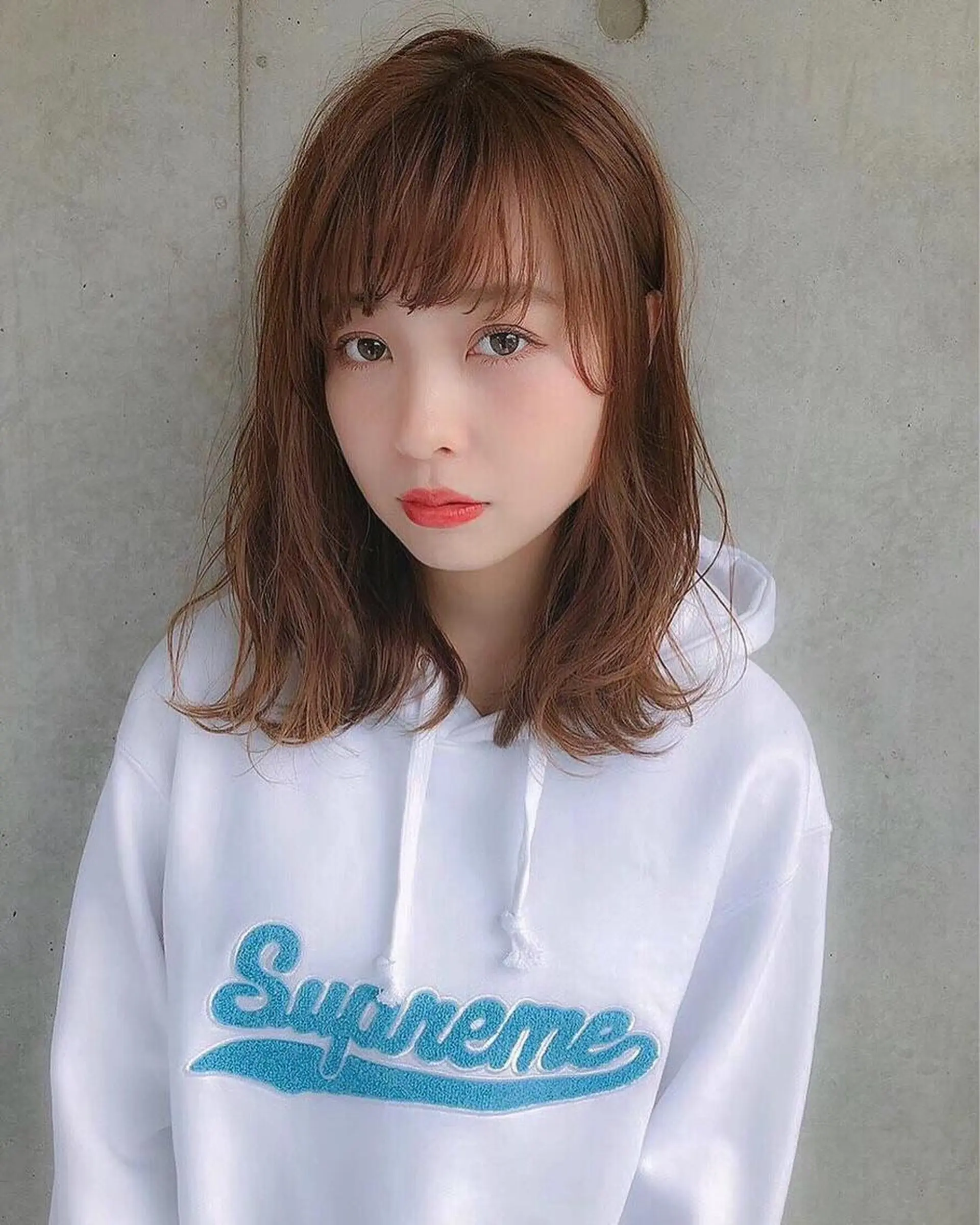 ミディアム カラー ヘアアレンジ mai🍑暖色カラー /レイヤー💖のヘアスタイル