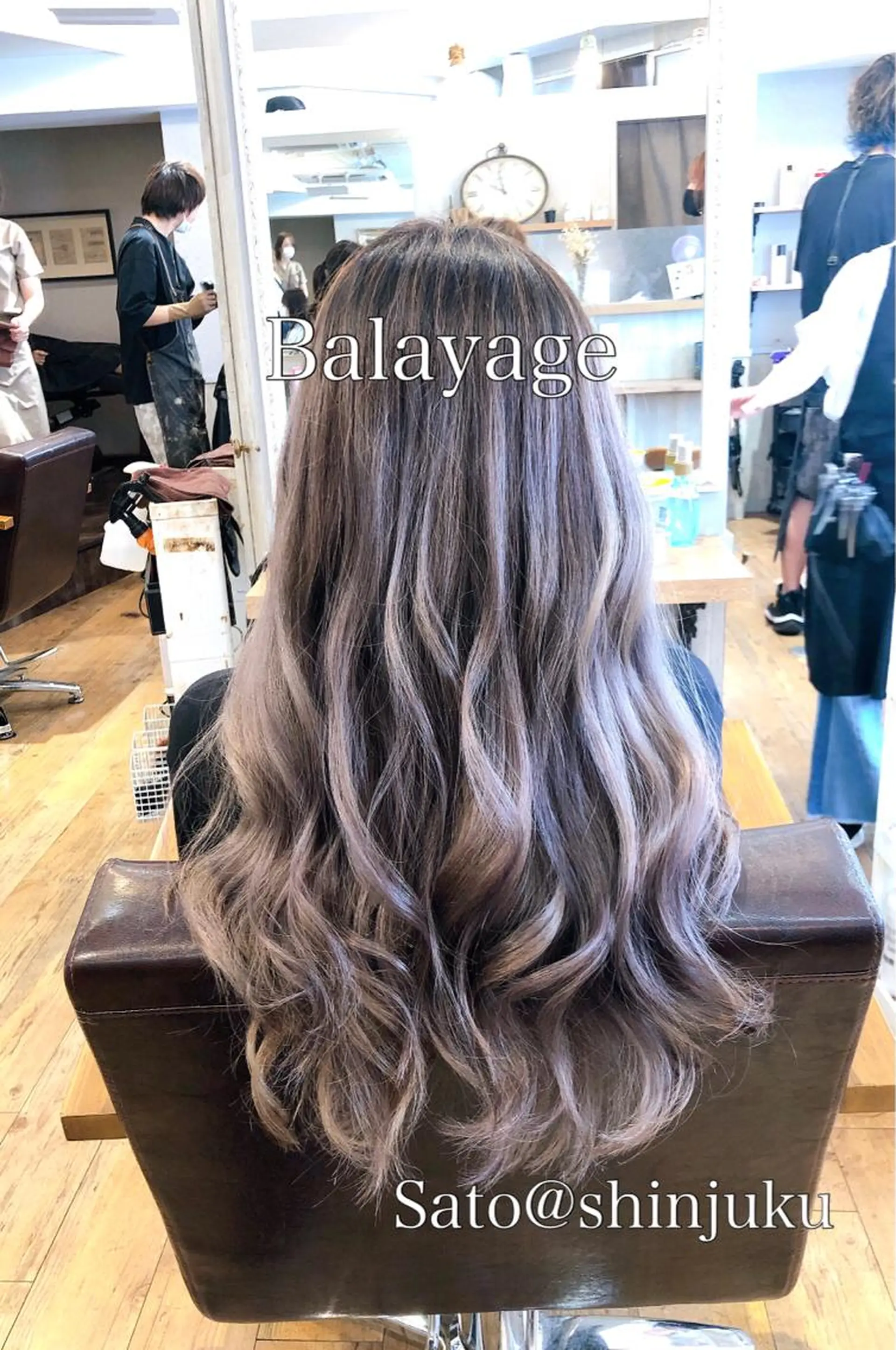 ロング カラー カット ヘアカラー 艶髪💫透明感💖 Sato Toyoのヘアスタイル