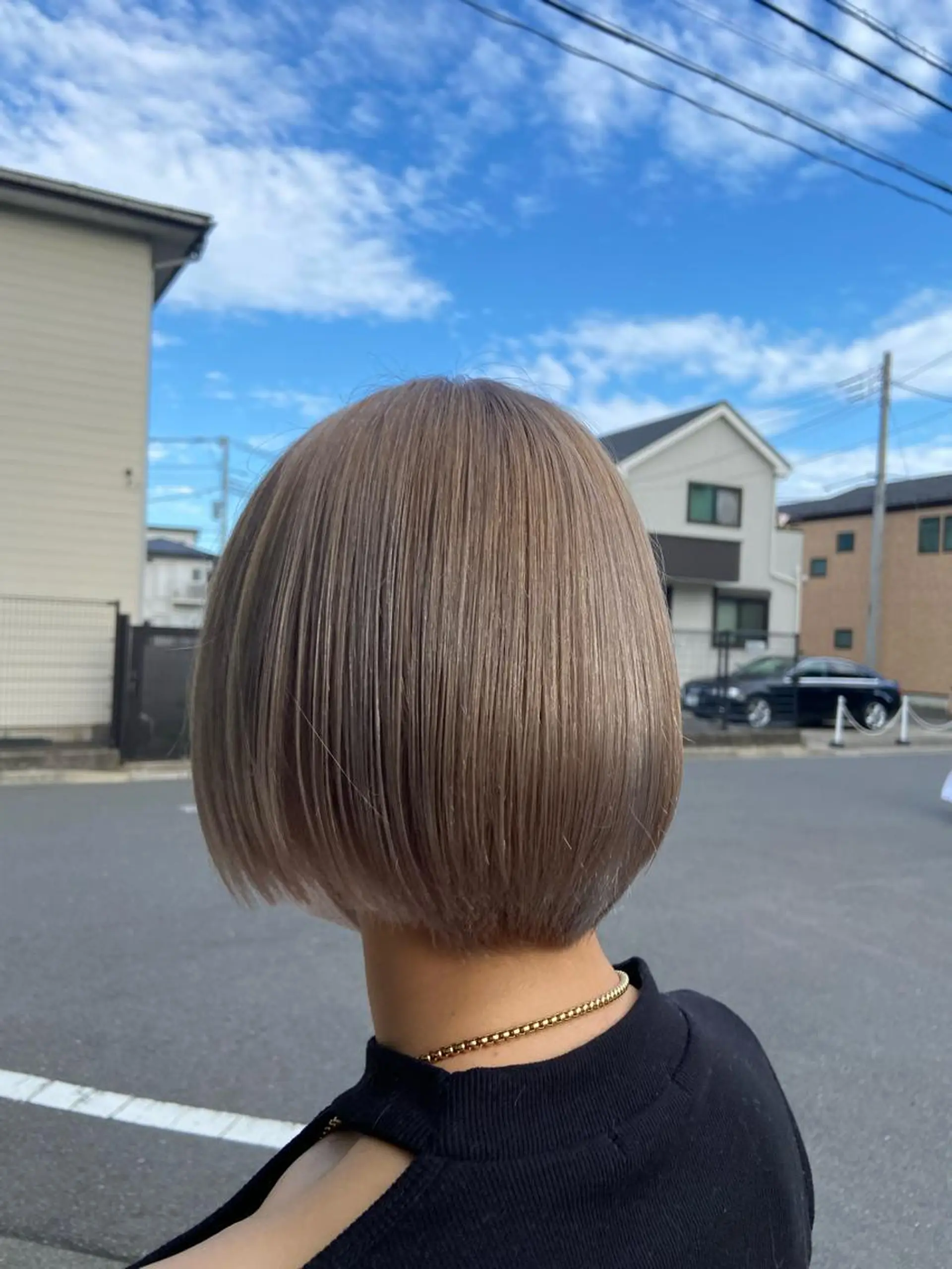 ショート カラー 🪼高評価🪼 💎柴崎の藤咲💎のヘアスタイル