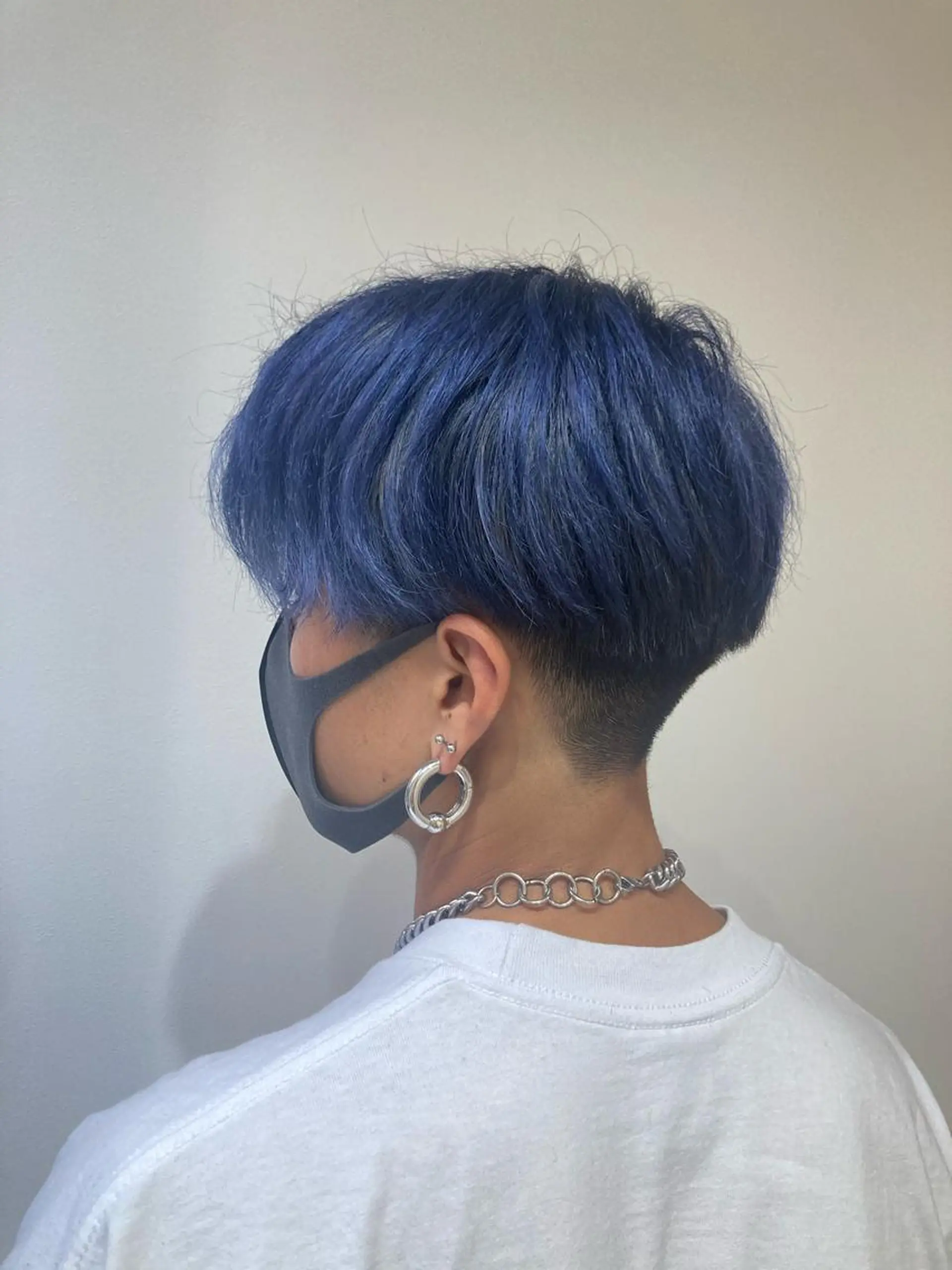 カラー メンズ ブルーカラー ダブルカラー シルバー カット ヘアカラー トリートメント カットが上手い 💇‍♂🌸サク🌸のヘアスタイル