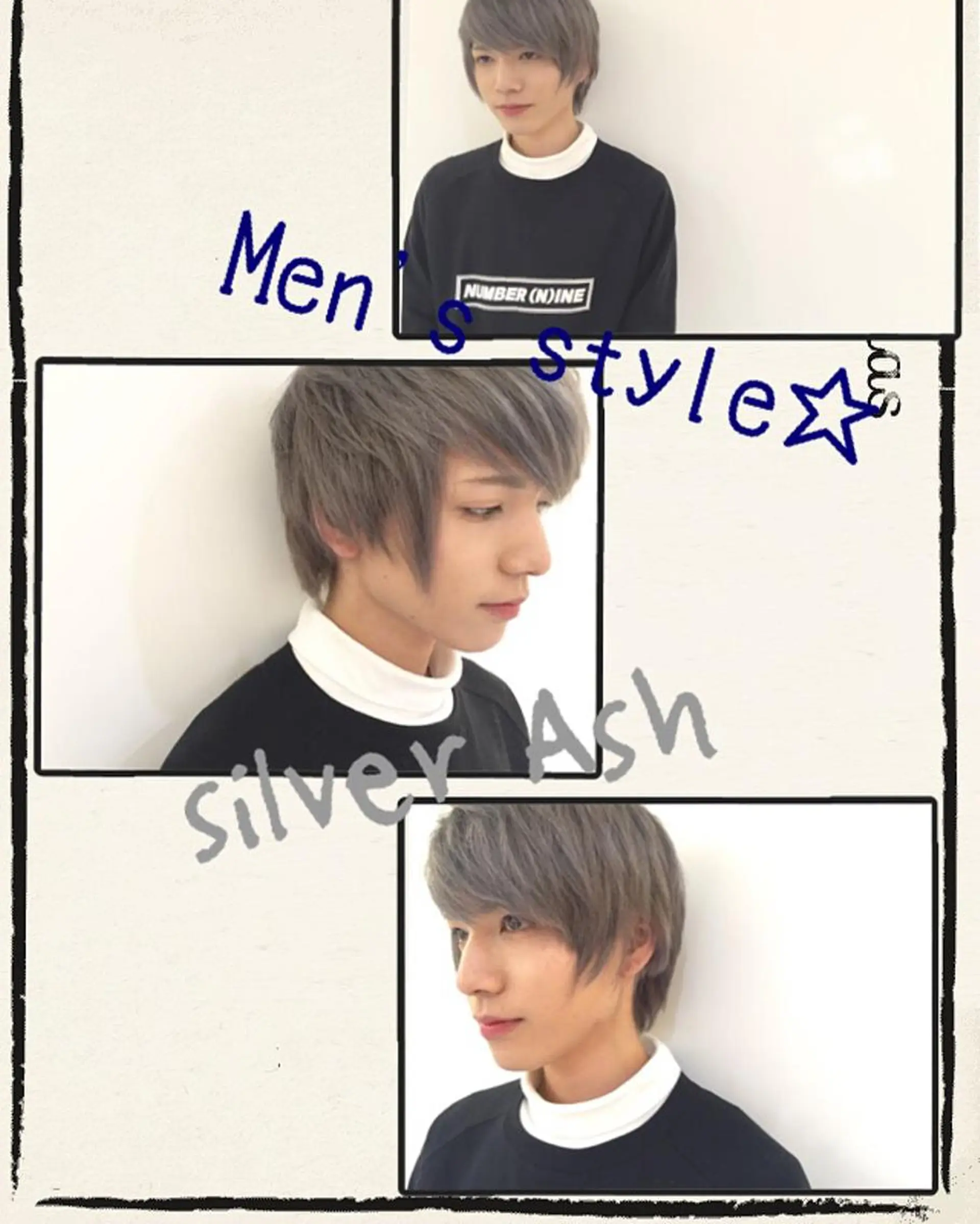 ショート カラー シルバー ハイトーン×髪質改善 KENTAのヘアスタイル