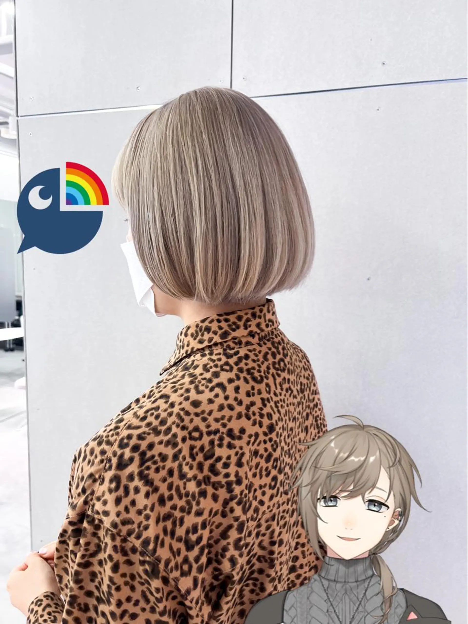 ミディアム カラー メ イのヘアスタイル