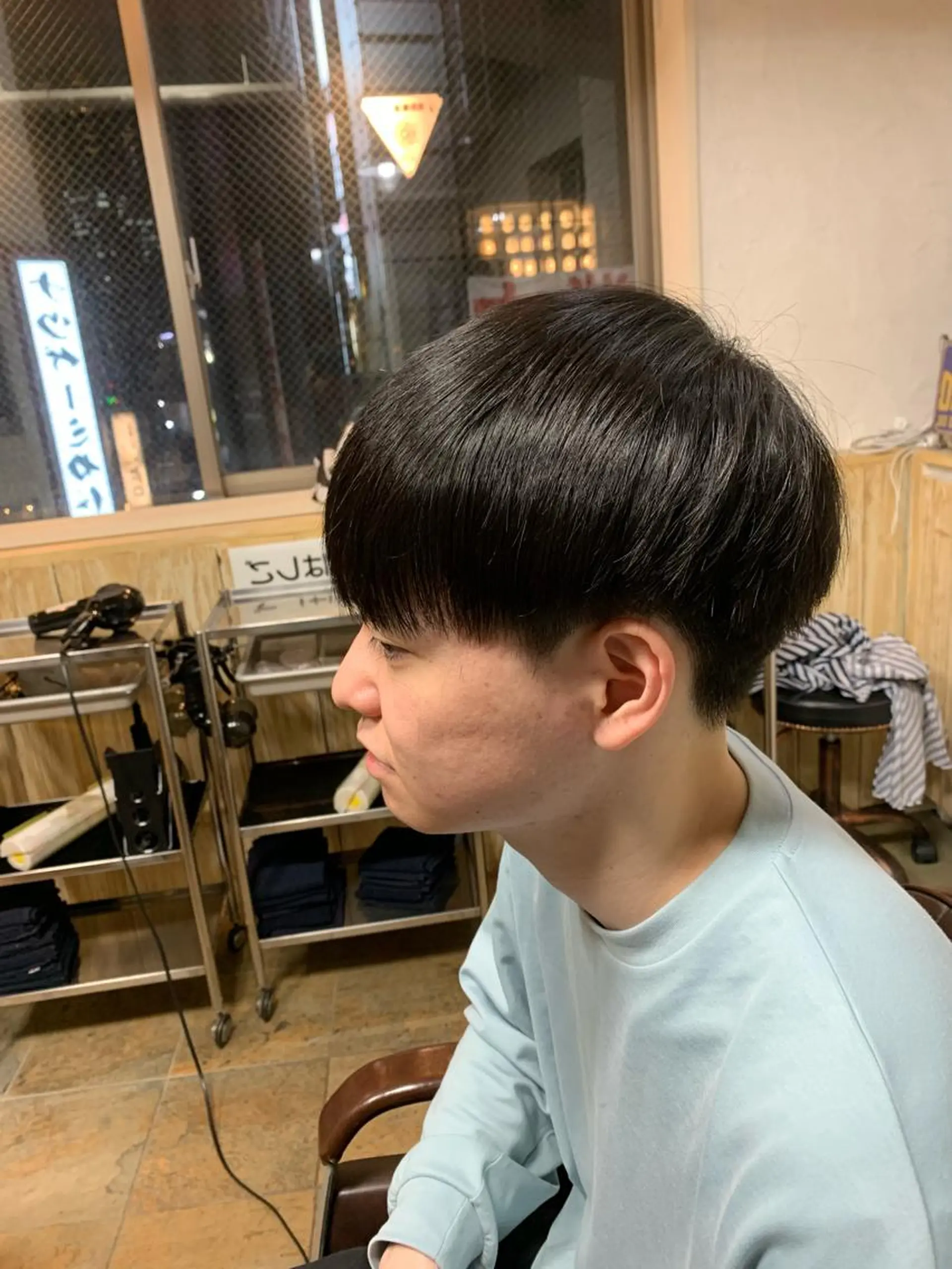 ショート メンズ マッシュ ショートヘア フェードカット/メン ズパーマ/森巧真のヘアスタイル