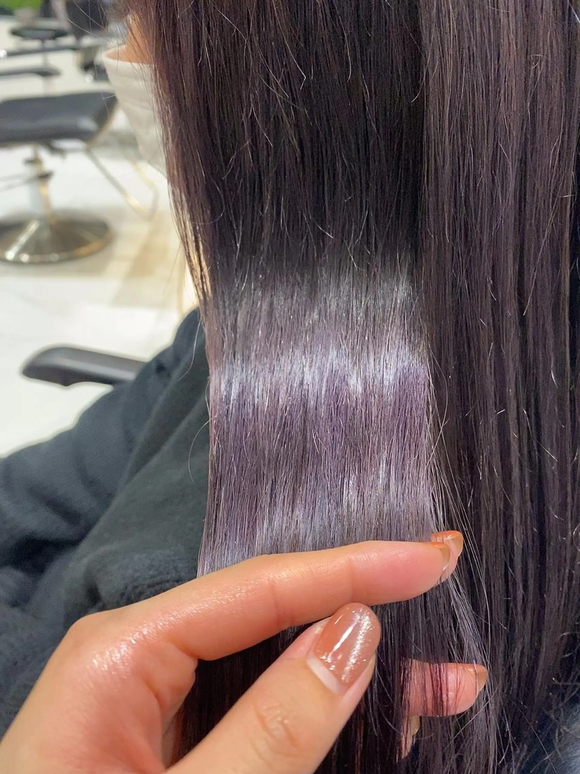 ロング カット 縮毛矯正 トリートメント ヘアセット 🎀韓国レイヤー 🇰🇷mireiのヘアスタイル