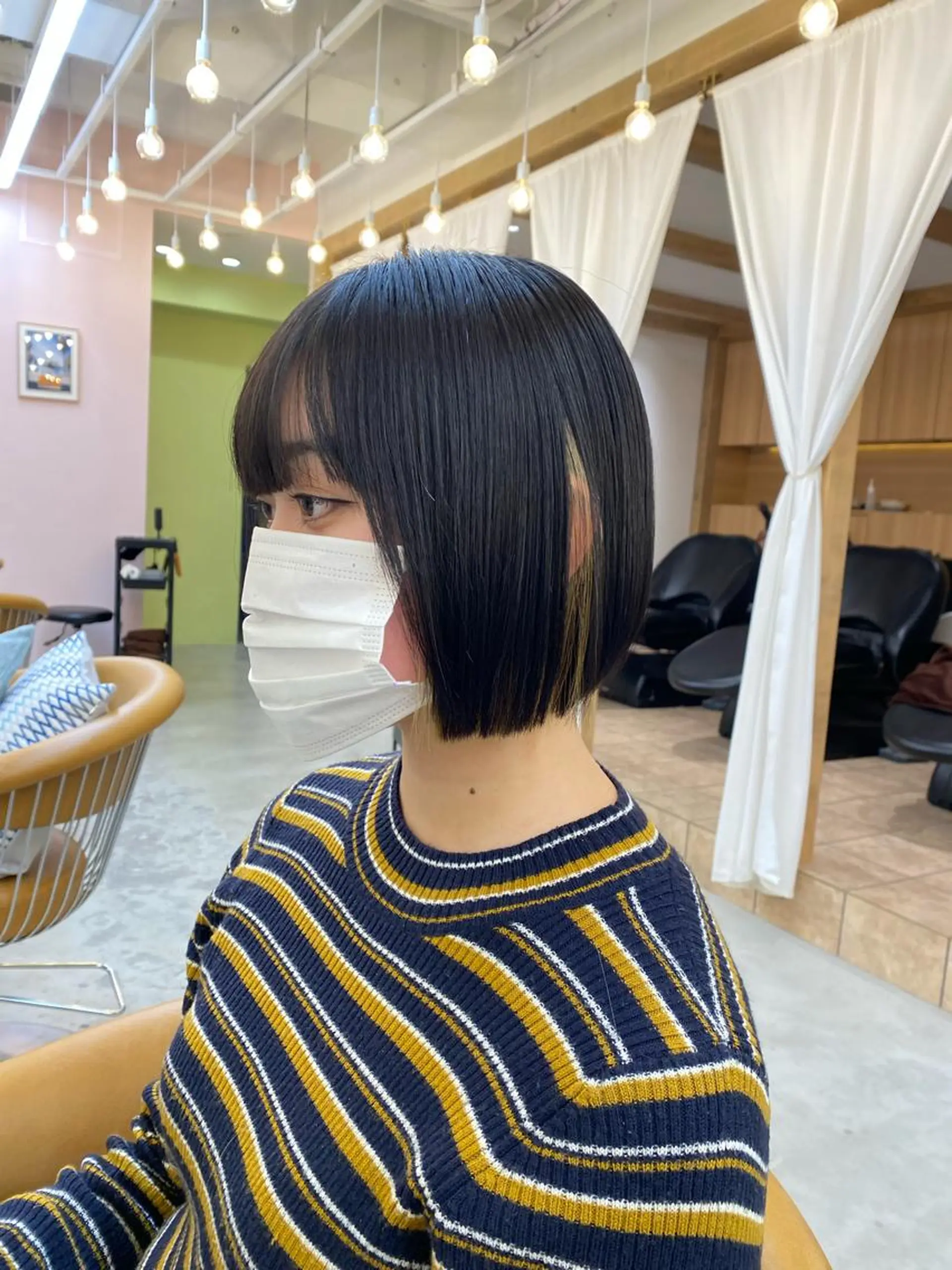 ショート 🩵縮毛矯正/ブリー チ/髪質改善/いつかのヘアスタイル