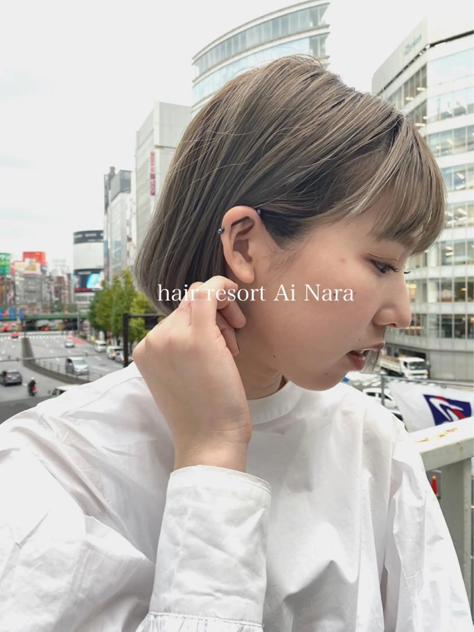 ショート ボブ カット ♡ヘアアレンジ♡ naraのヘアスタイル