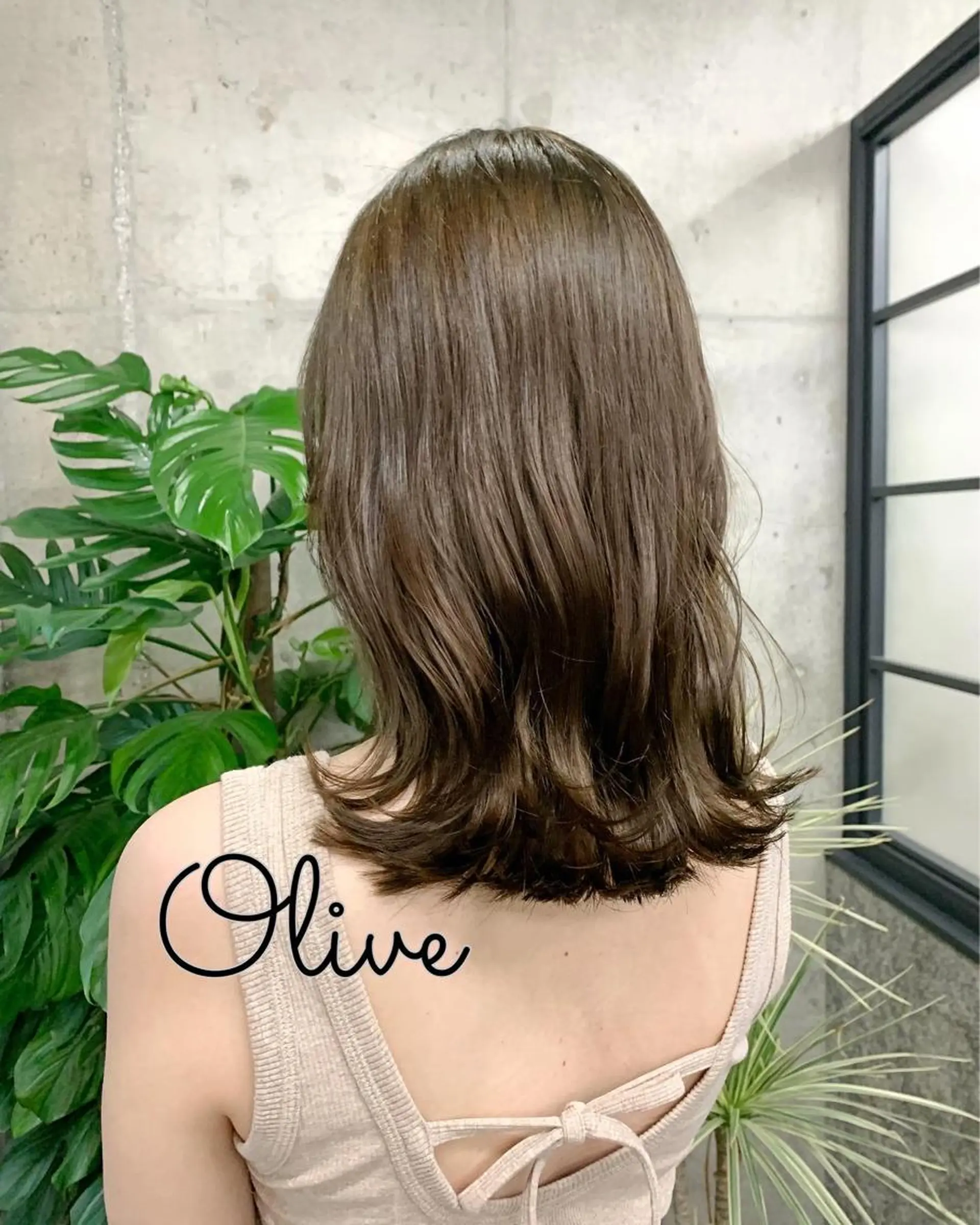 セミロング ヘアカラー トリートメント 垢抜けヘア♡柔らかい カラー/mihoのヘアスタイル