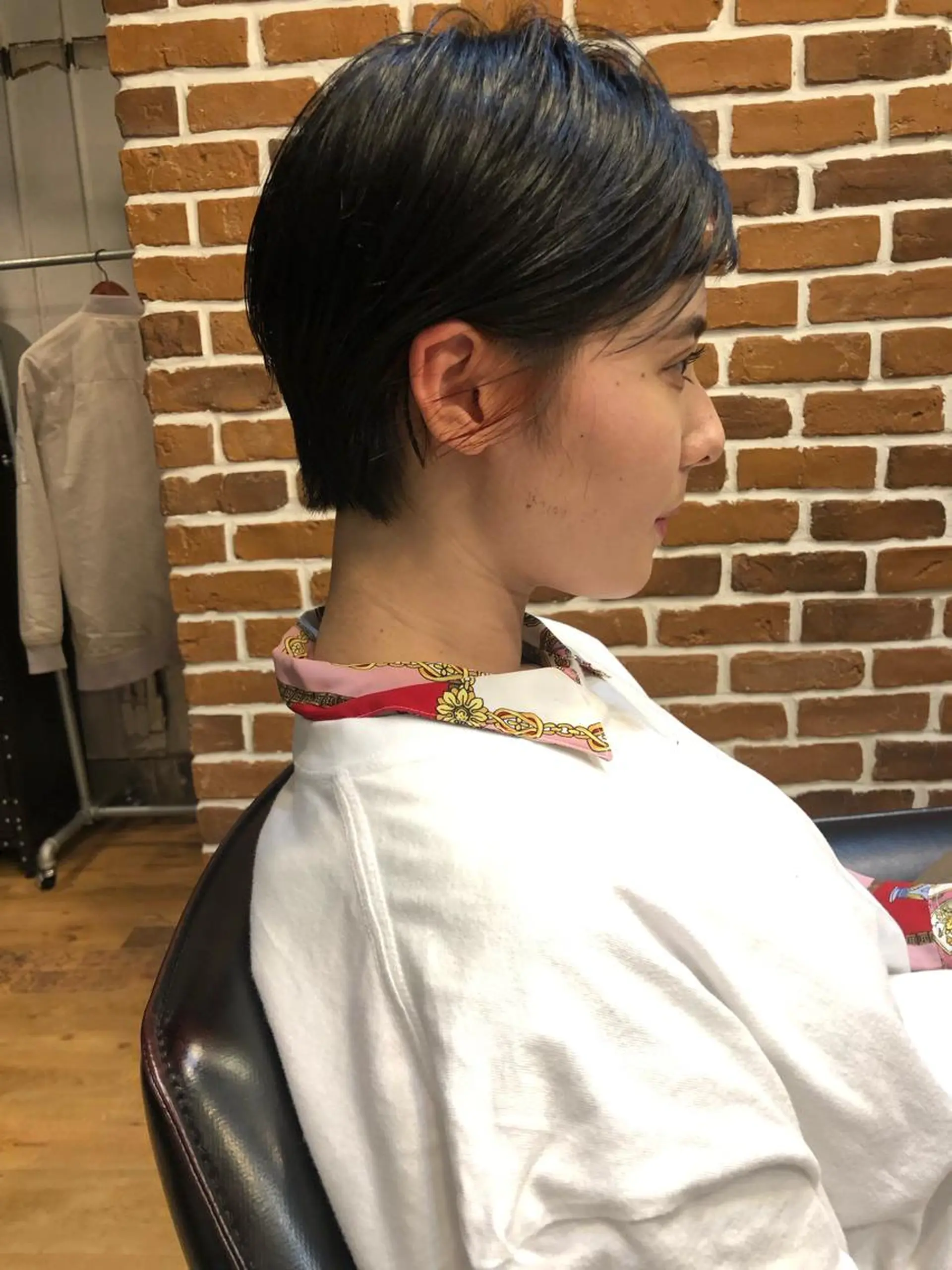 ショート 切りっぱなしボブ ボブ 外国人風カラー ハイライト レイヤーカット ショート職人 美容師【KENTA】のヘアスタイル