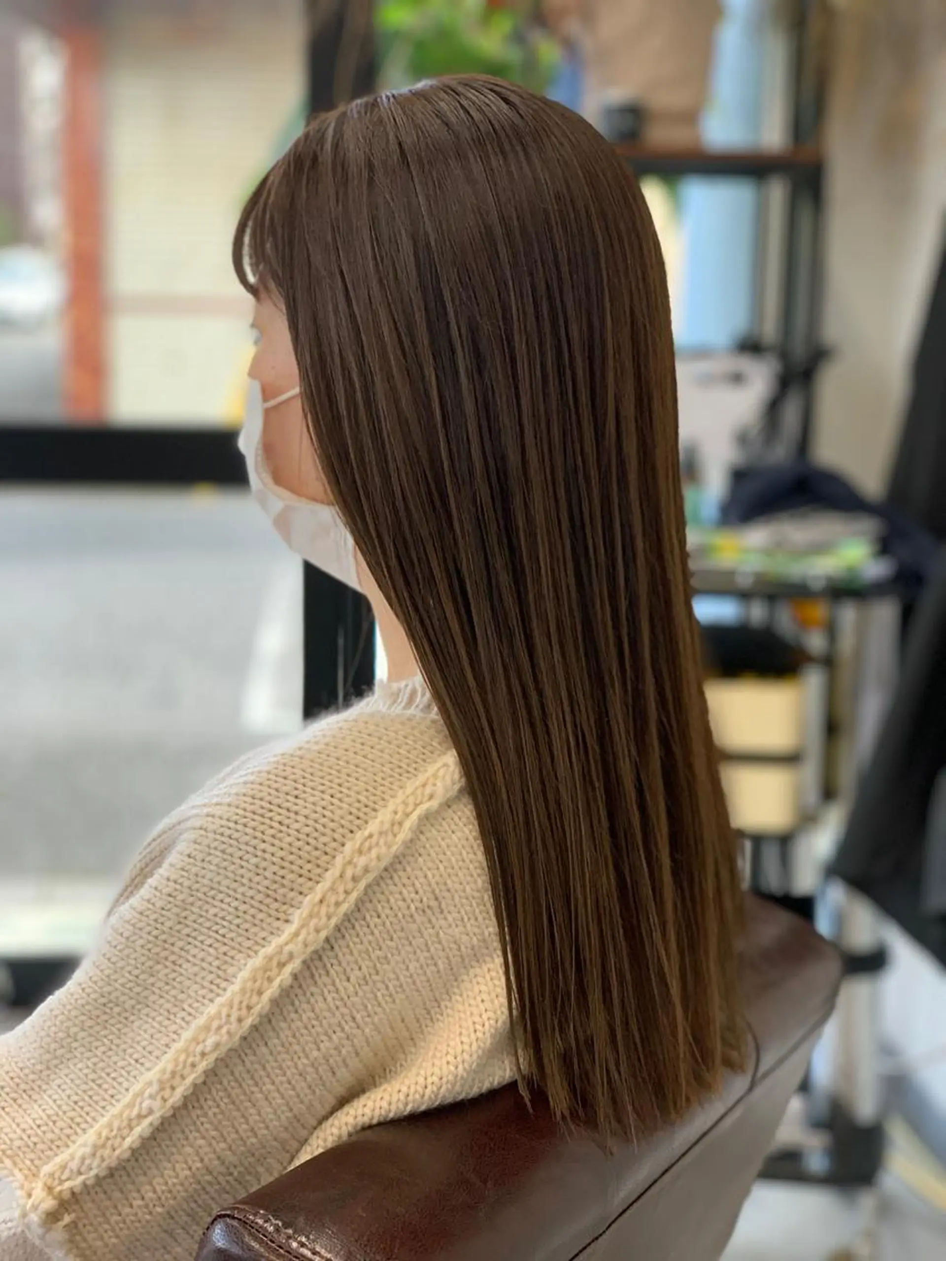 セミロング パーマ トリートメント 酸熱トリートメント Mel【千葉中央】 Melのヘアスタイル