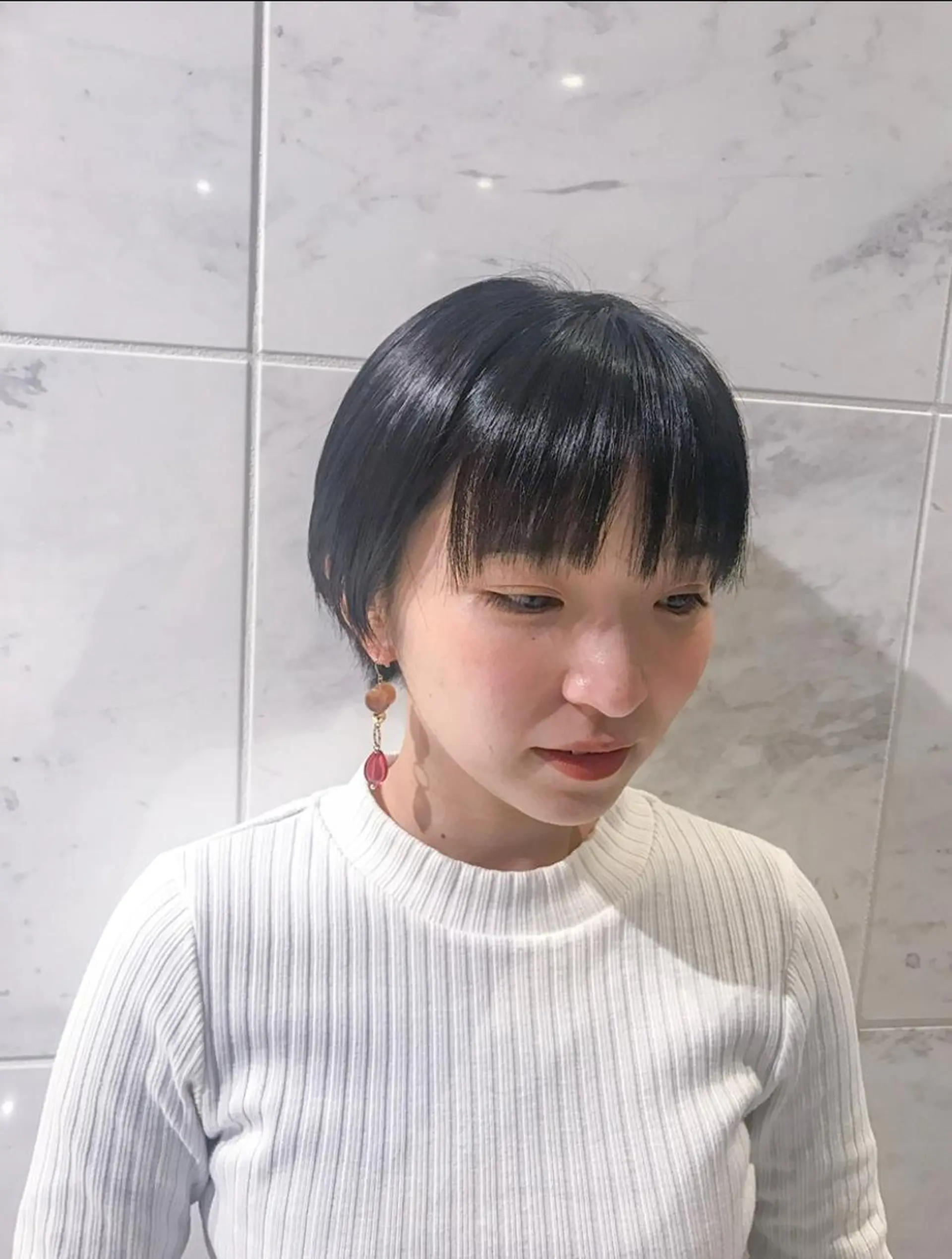ショート カラー 立石 タテイシのヘアスタイル