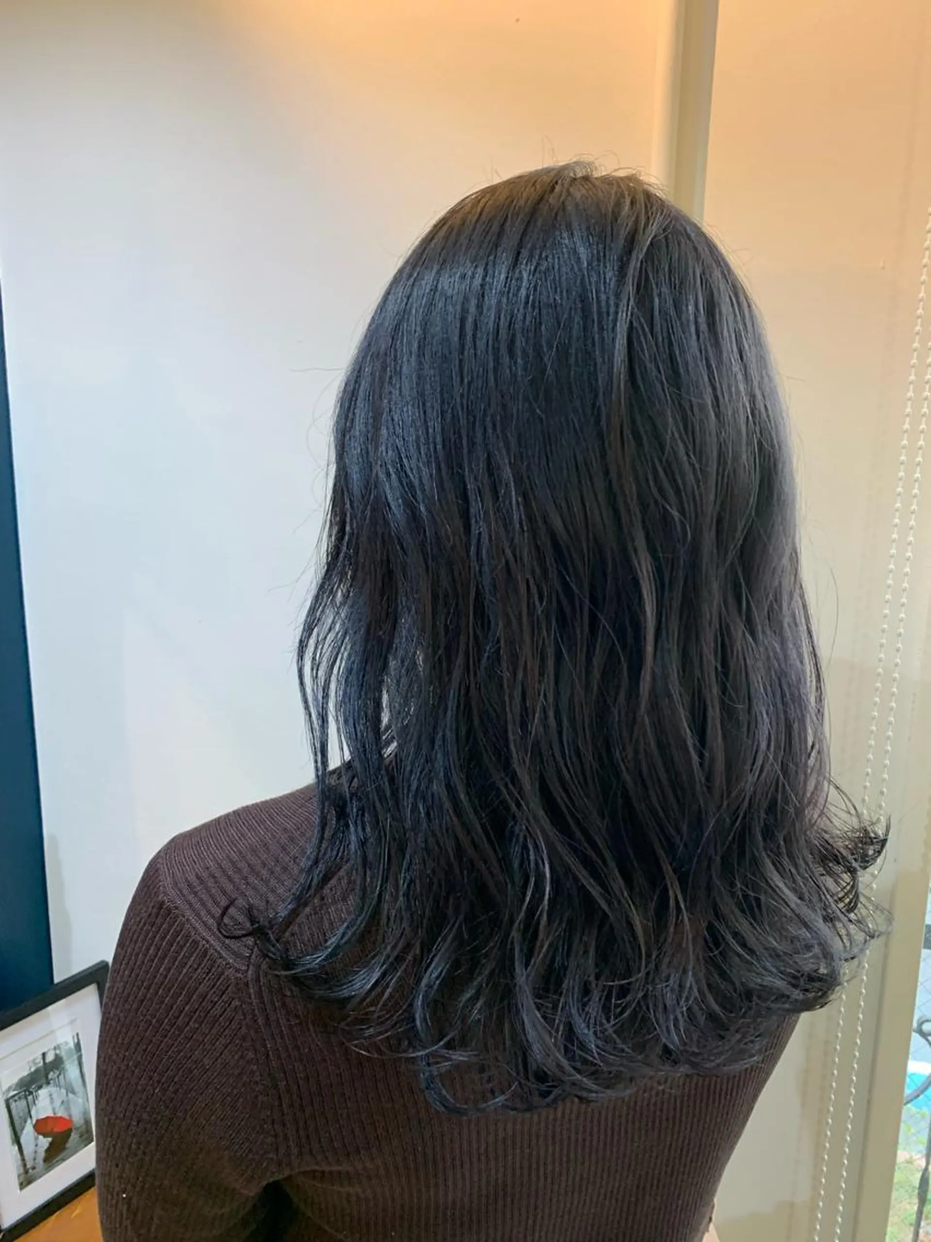 セミロング カラー ヘアアレンジ 山崎 澪 レイヤーカット/大宮のヘアスタイル