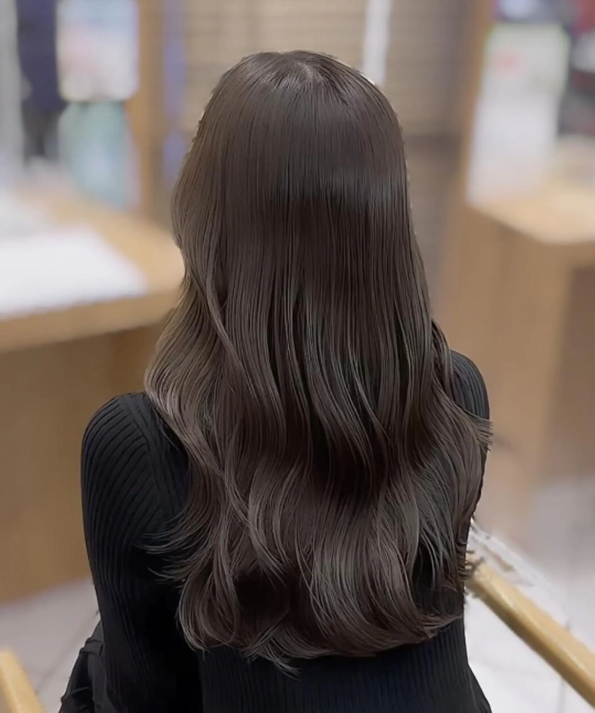 カラー ロング カット ヘアカラー 柔らかい縮毛矯正/ ボブ/北林のヘアスタイル