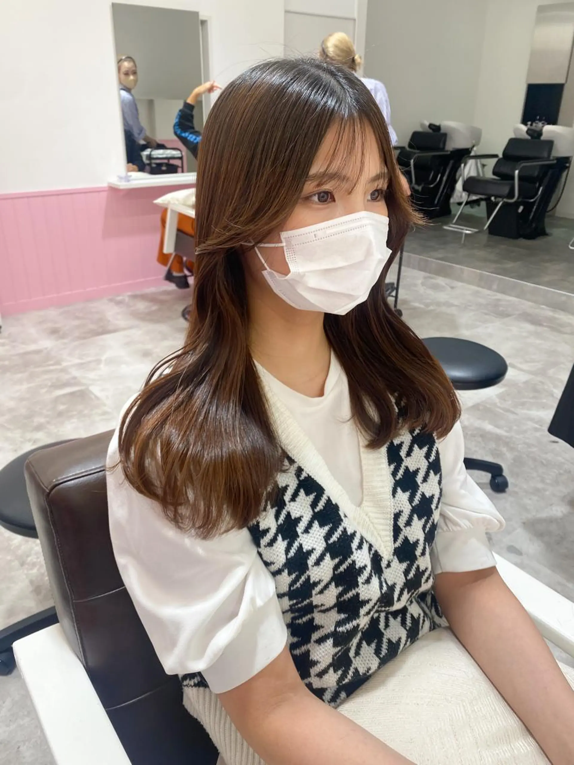 ロング 髪質改善韓国レイヤー SHIORI🦋のヘアスタイル