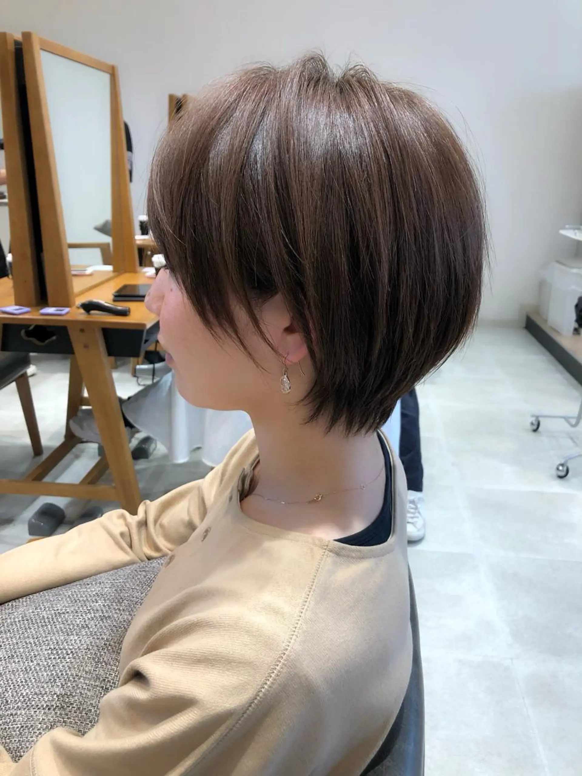 ショート カラー ショートヘア 小顔カット カット ヘアカラー トリートメント 高橋 昭雄のヘアスタイル