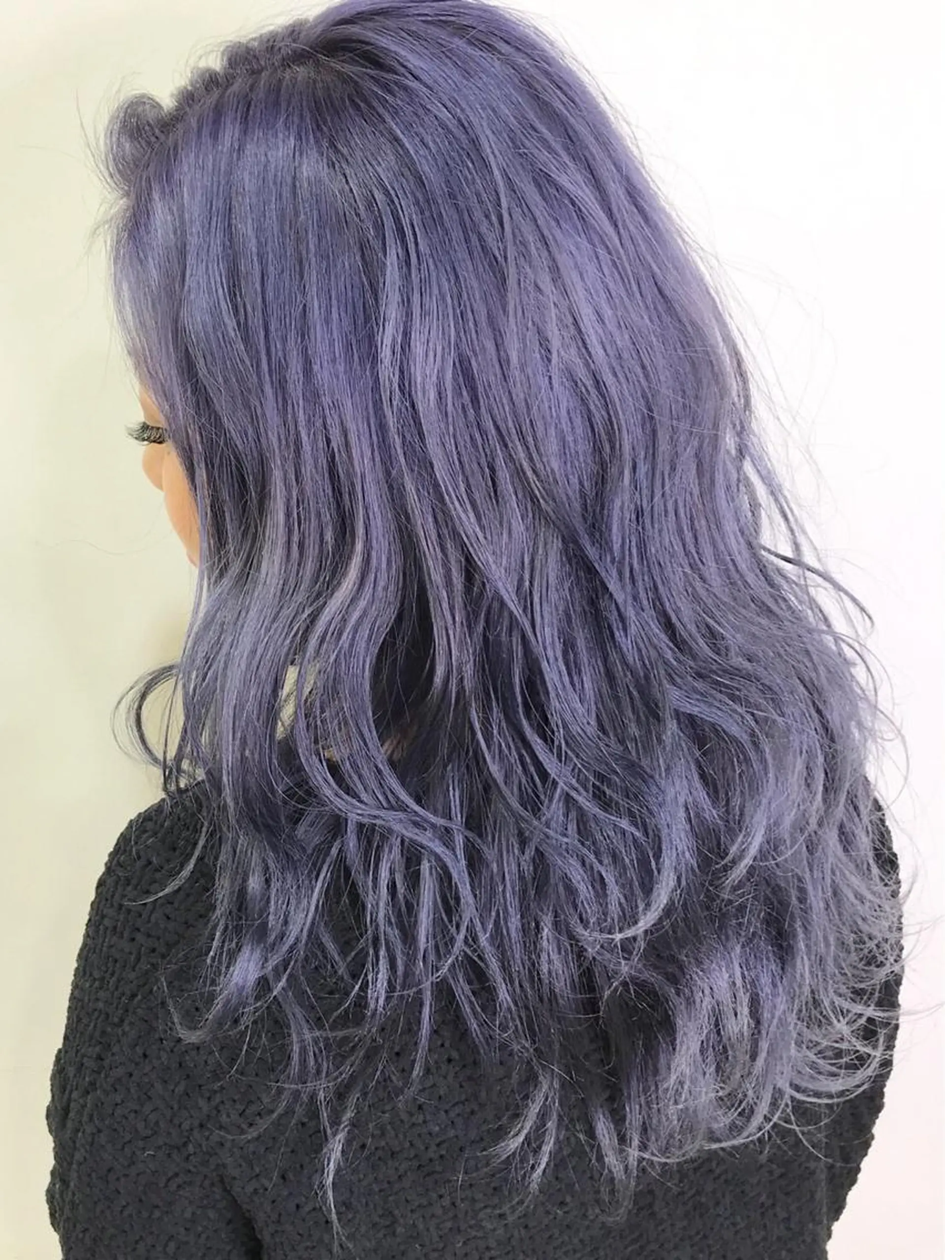 ロング カラー ヘアアレンジ シルバー TSUNA 🌙 Lim 五反田のマツエク・マツパデザイン