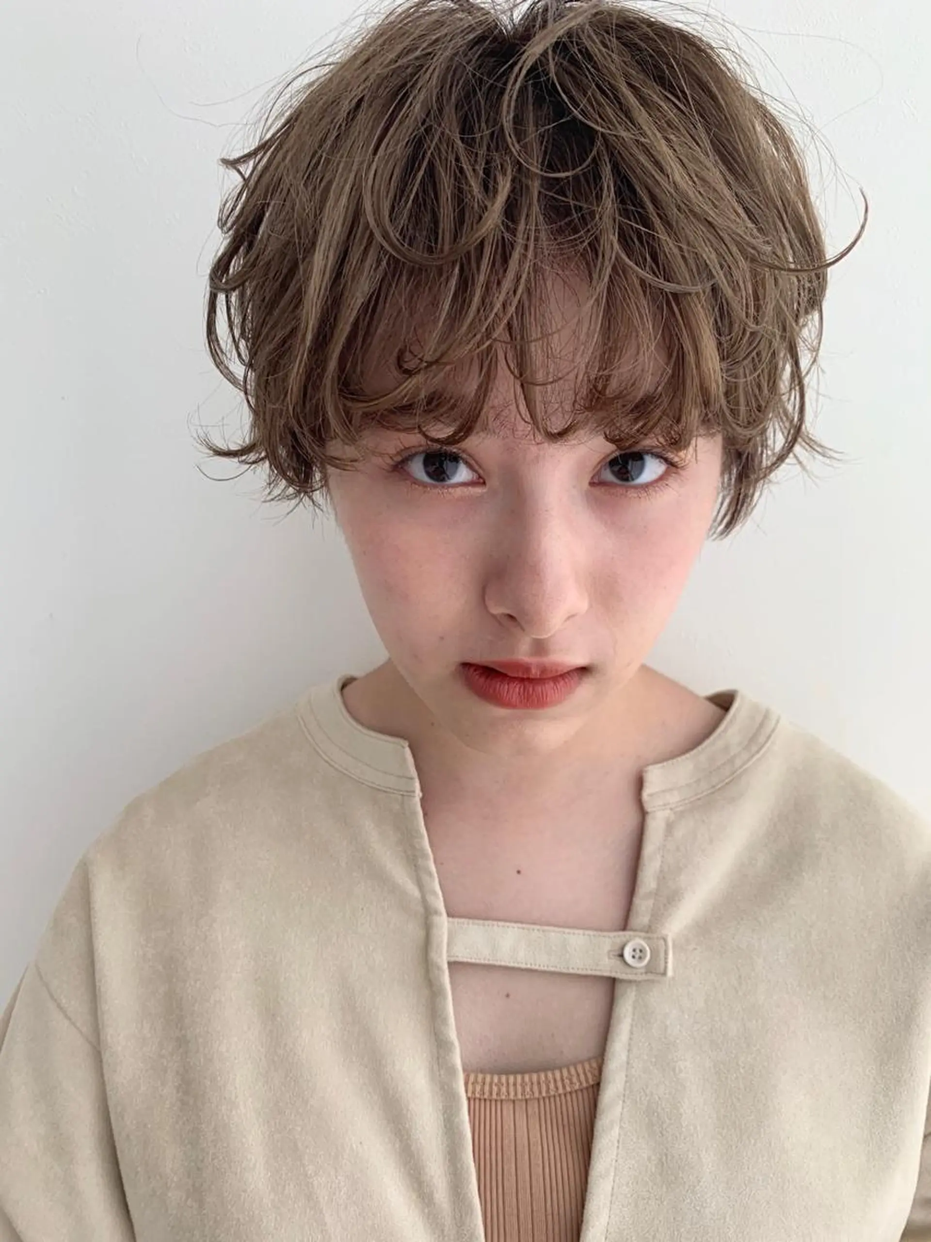 ショート パーマ ニュアンスパーマ カット ANY／SUE 千葉パーマのヘアスタイル