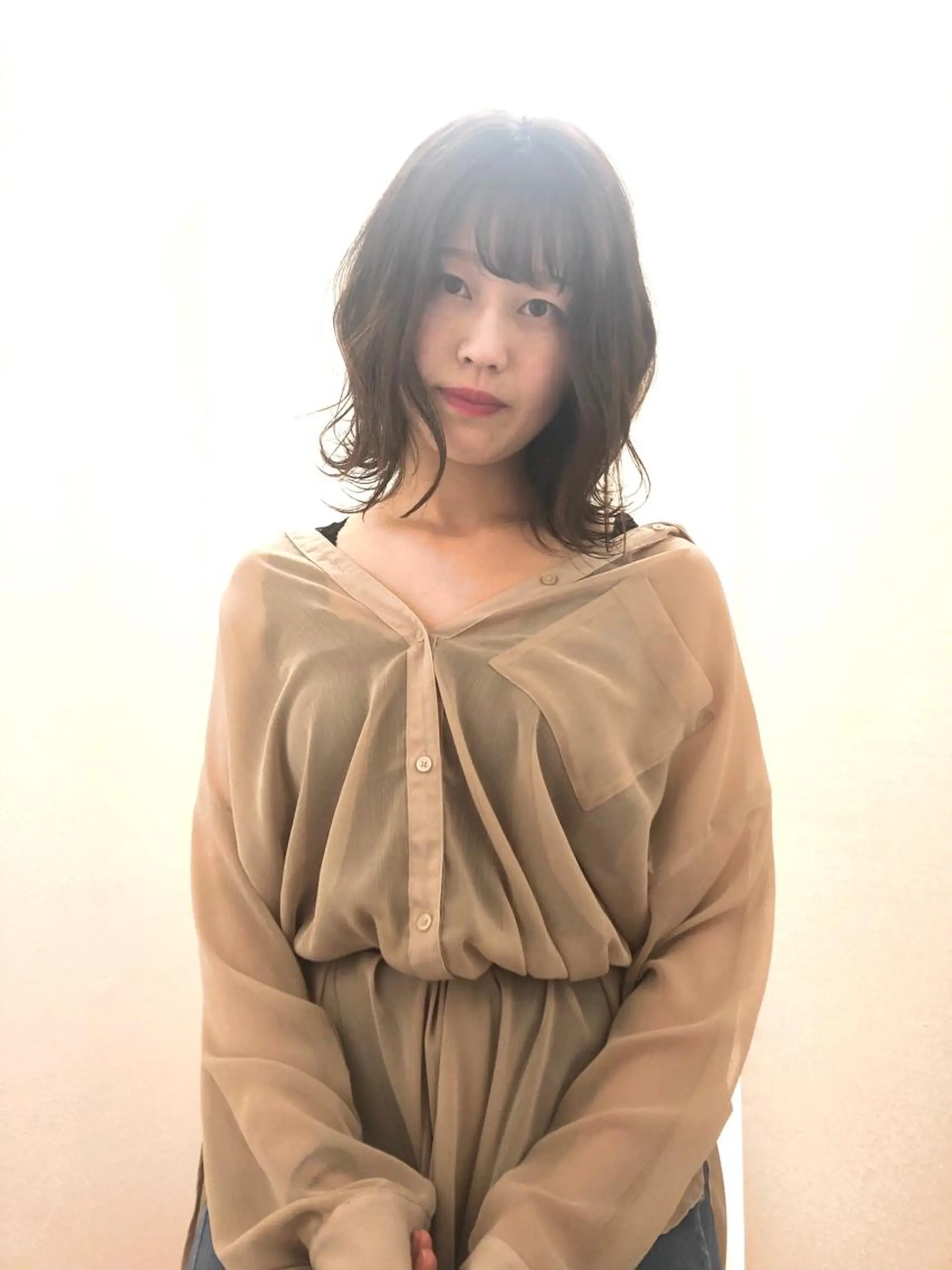 ミディアム OJIMA YUKAのヘアスタイル