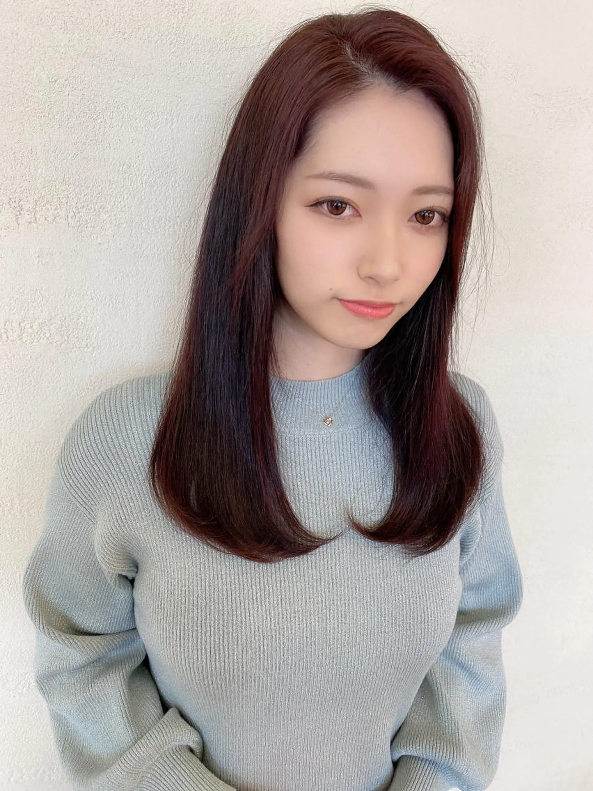 セミロング カラー パーマ バレイヤージュ ブリーチ ケアブリーチ ダブルカラー ハイライトカラー カット ヘアカラー 縮毛矯正 トリートメント 新宿✨顔周りカット 韓国ヘア/坂本亜裟海のヘアスタイル