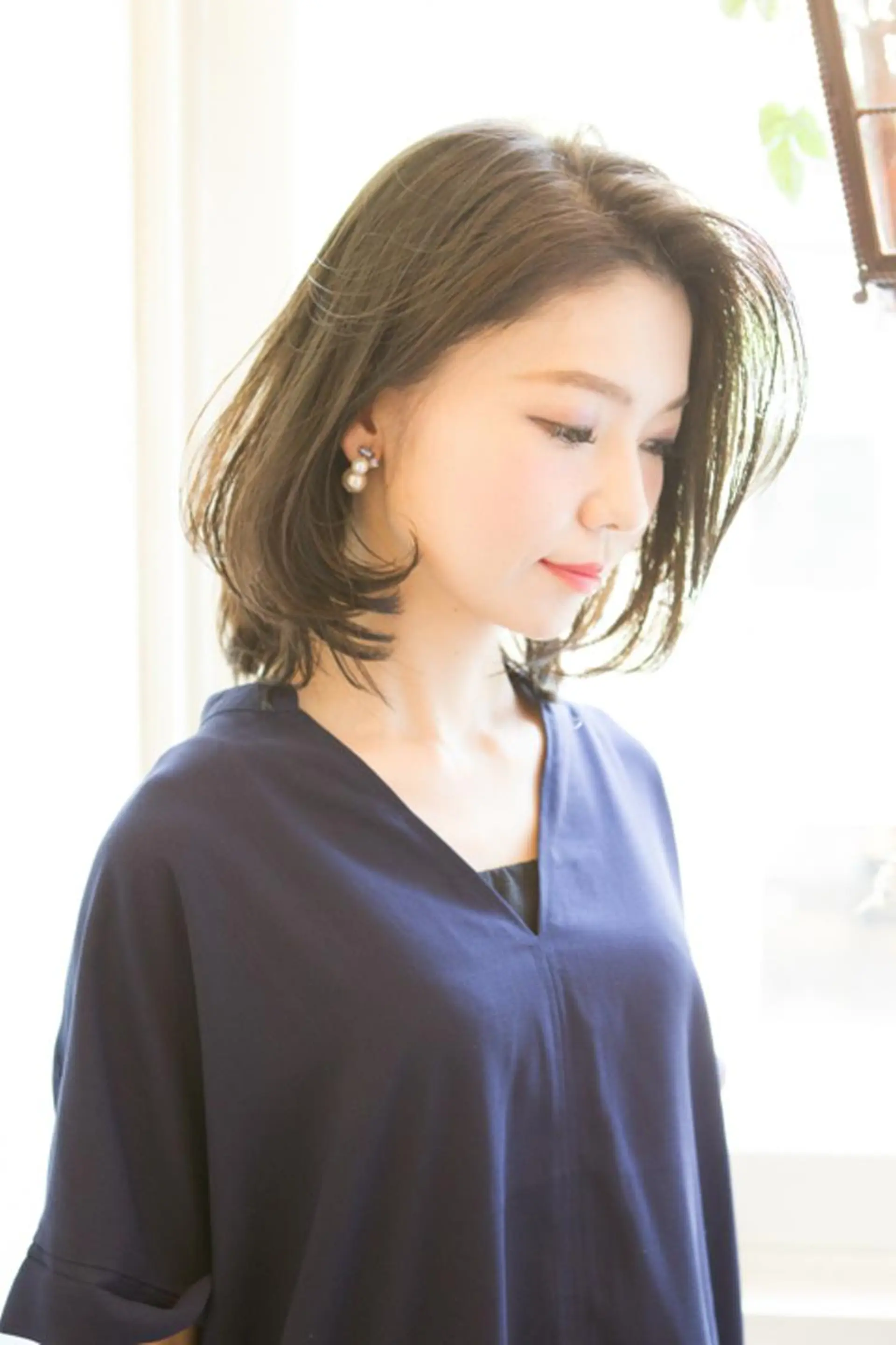 ショート カラー ブラウンカラー ボブ トリートメント カット ヘアカラー 山田 周のヘアスタイル