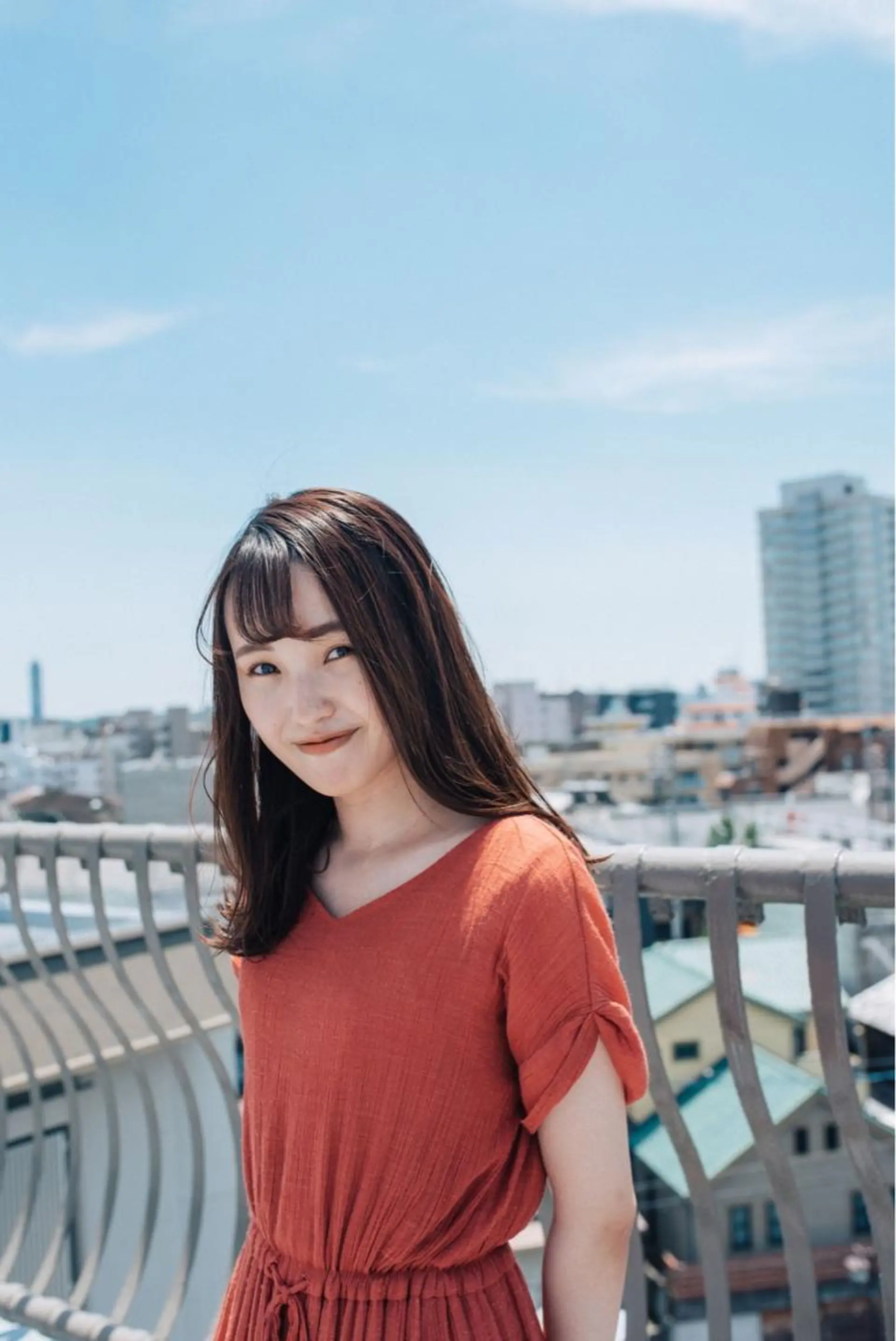 ロング カラー 高浜 夕海のヘアスタイル