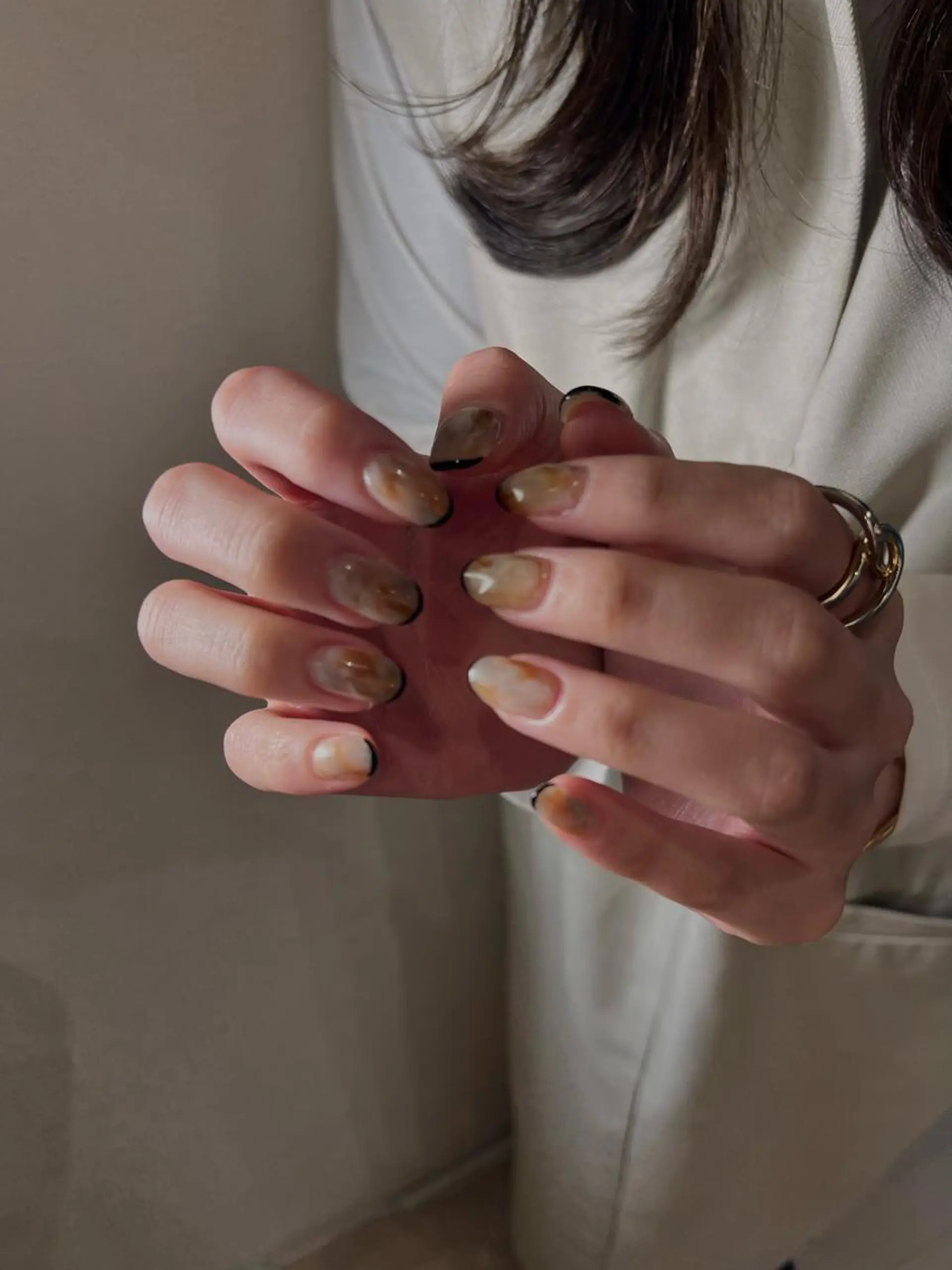 ミディアム each所属・𝐞𝐚𝐜𝐡 nanami🩰のネイルデザイン