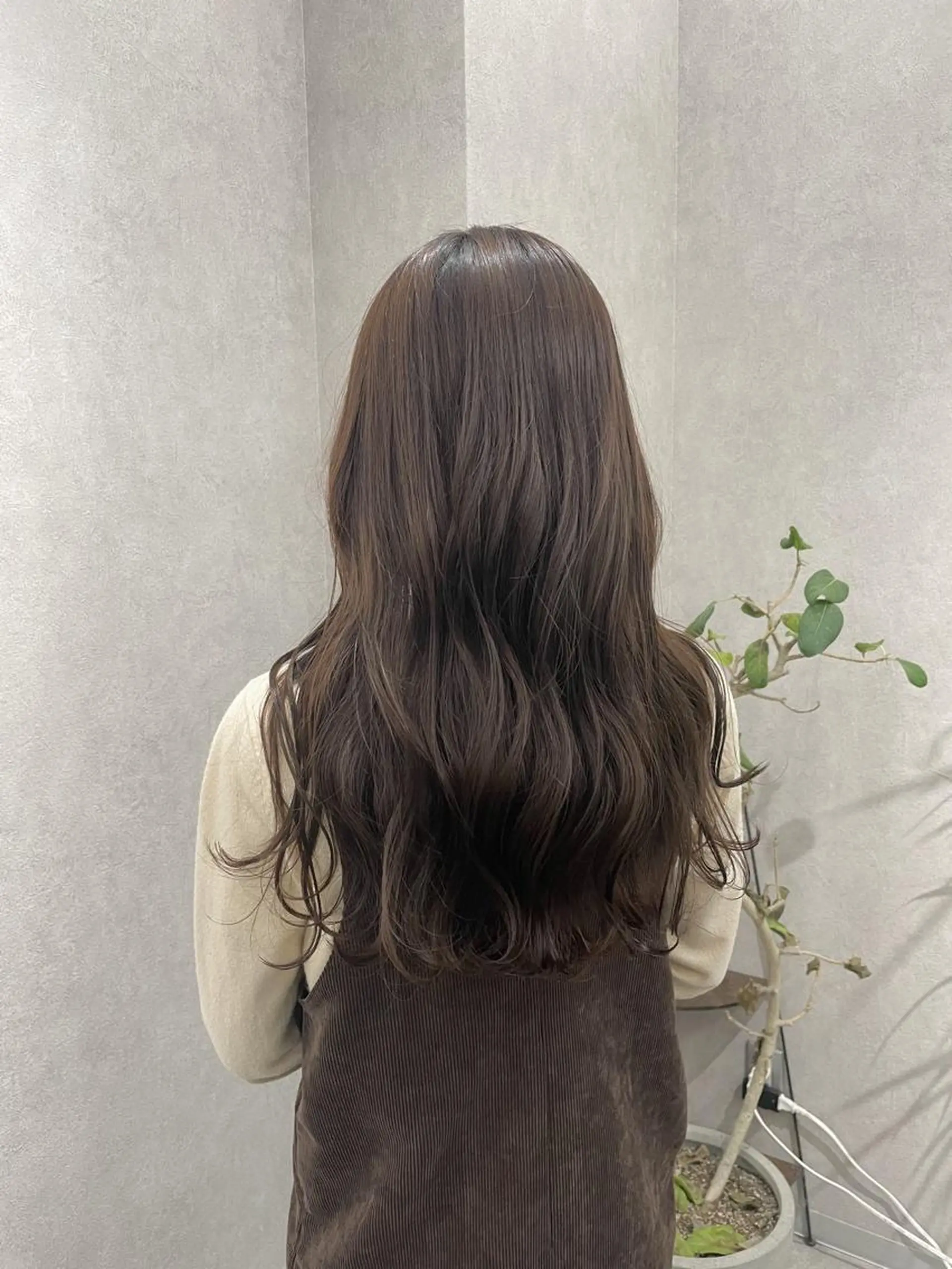 ロング カラー ブラウンカラー いなみね はるきのヘアスタイル