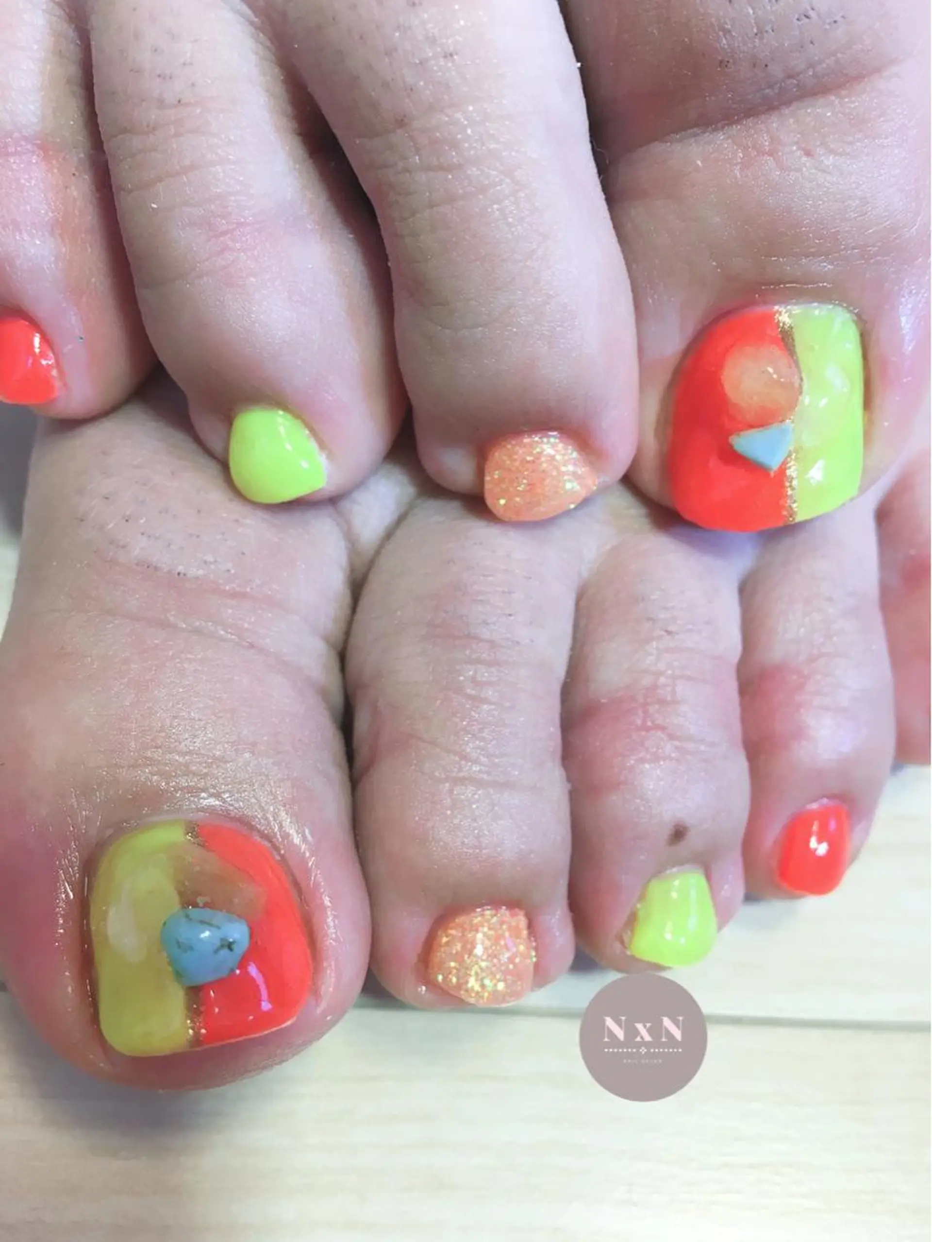 ネイル フットネイル nail salon N×Nのネイルデザイン