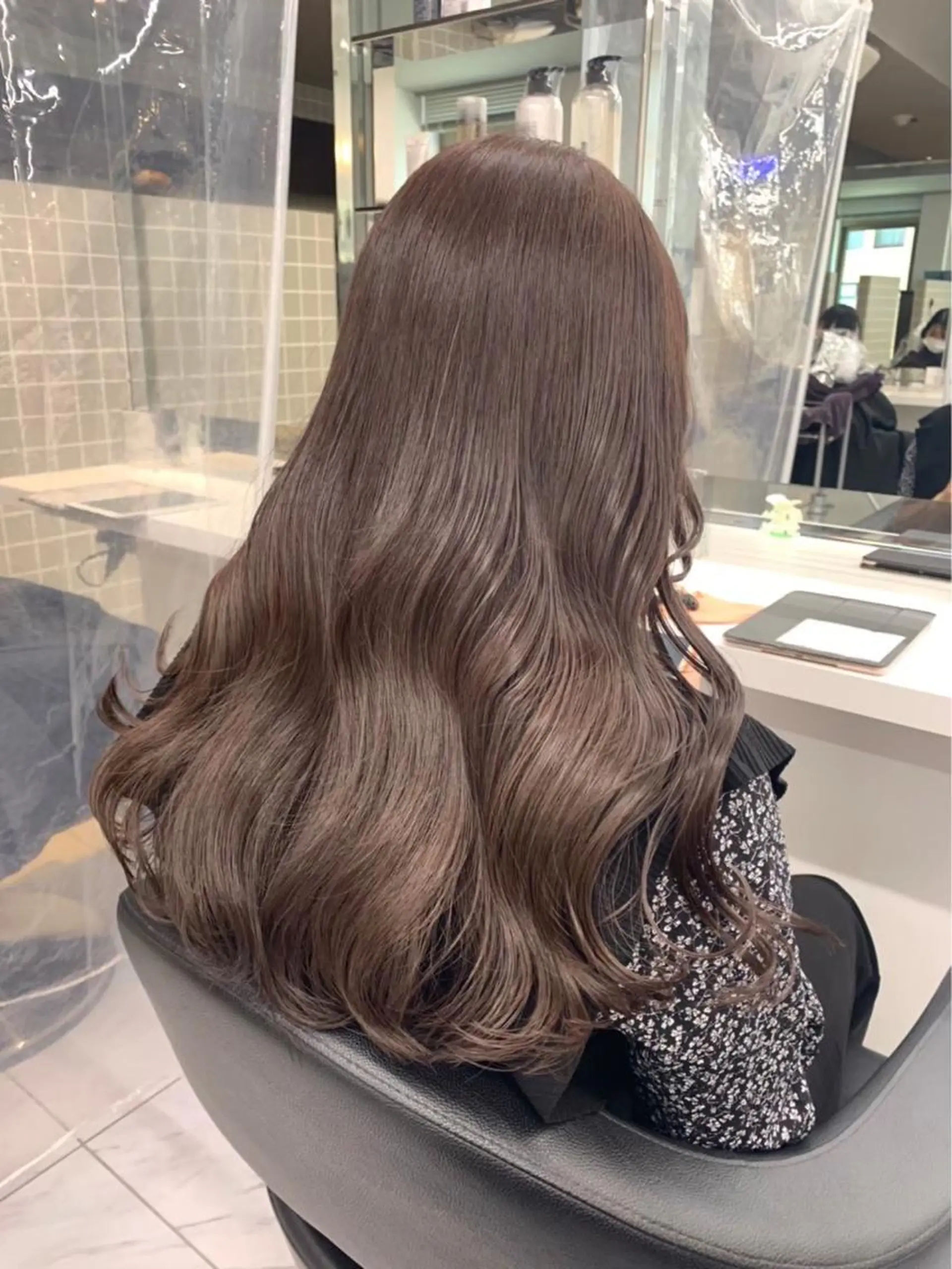 ロング カラー ベージュカラー 💖札幌カラー 指名No.1💖玲奈のヘアスタイル