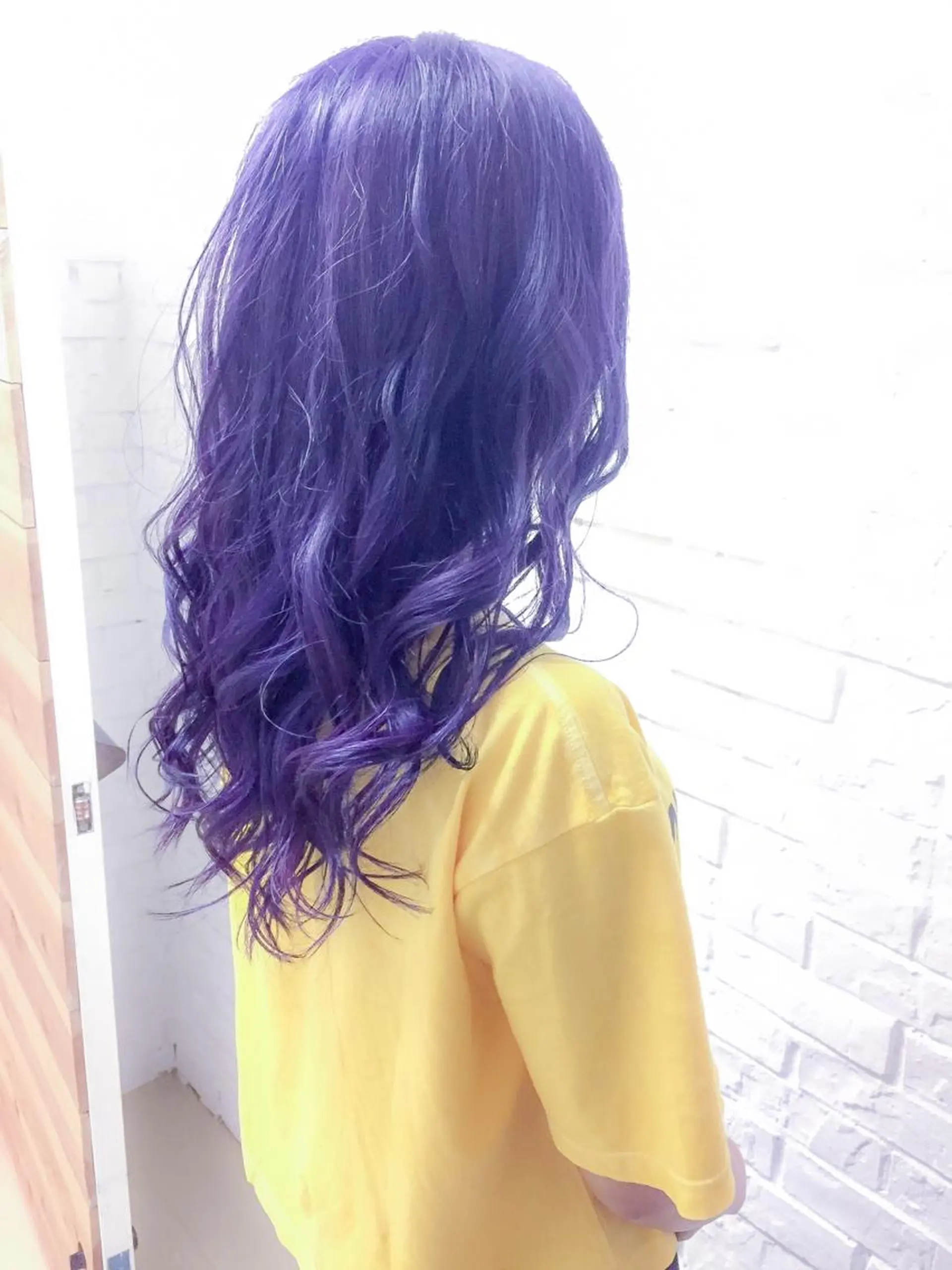 ロング カラー バイオレットカラー エクステリピート率 No.1 菊池　悠介のヘアスタイル