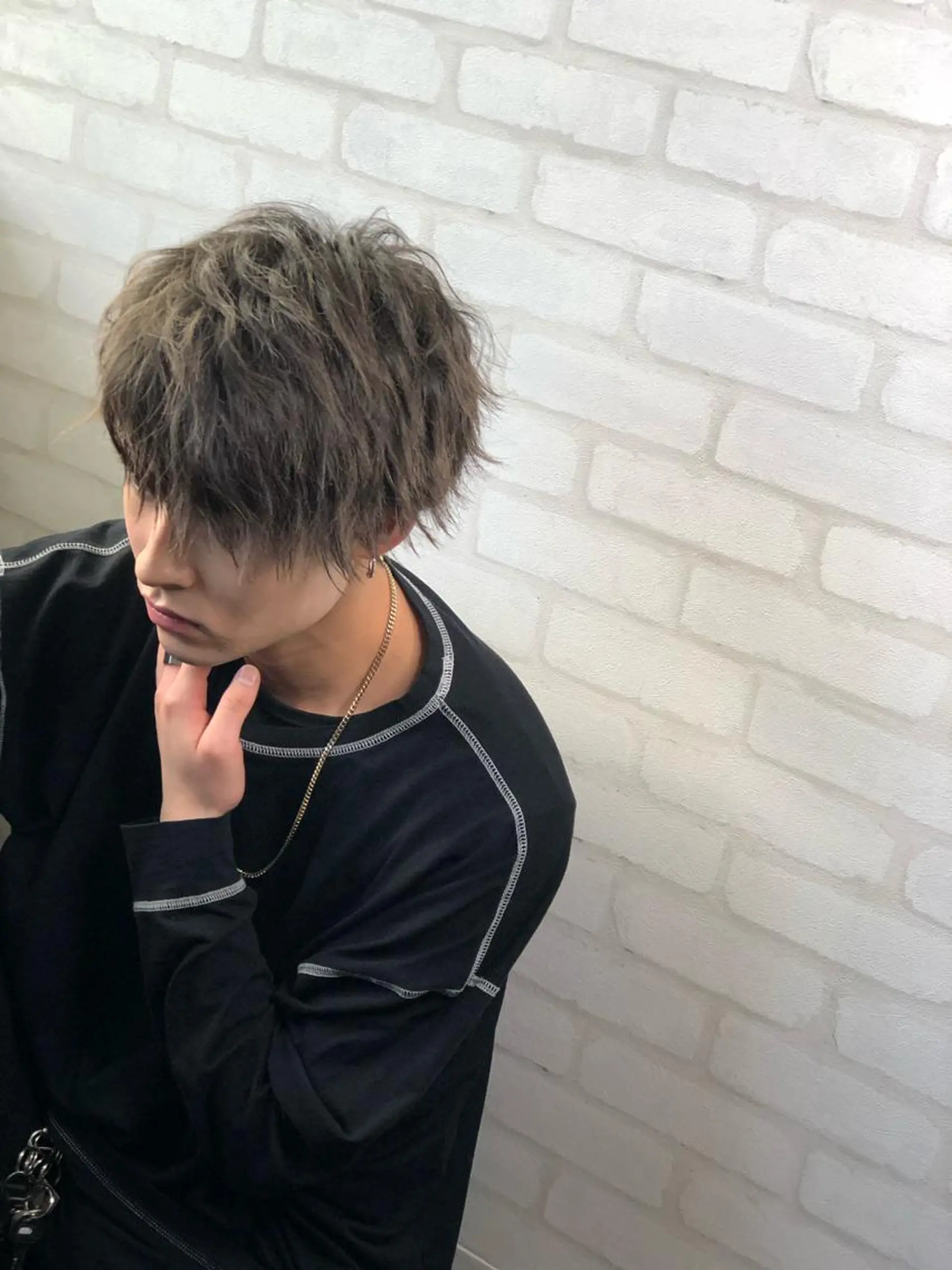 ショート カラー パーマ ヘアアレンジ メンズ キッズ ネイル マツエク・マツパ premier modelsのヘアスタイル