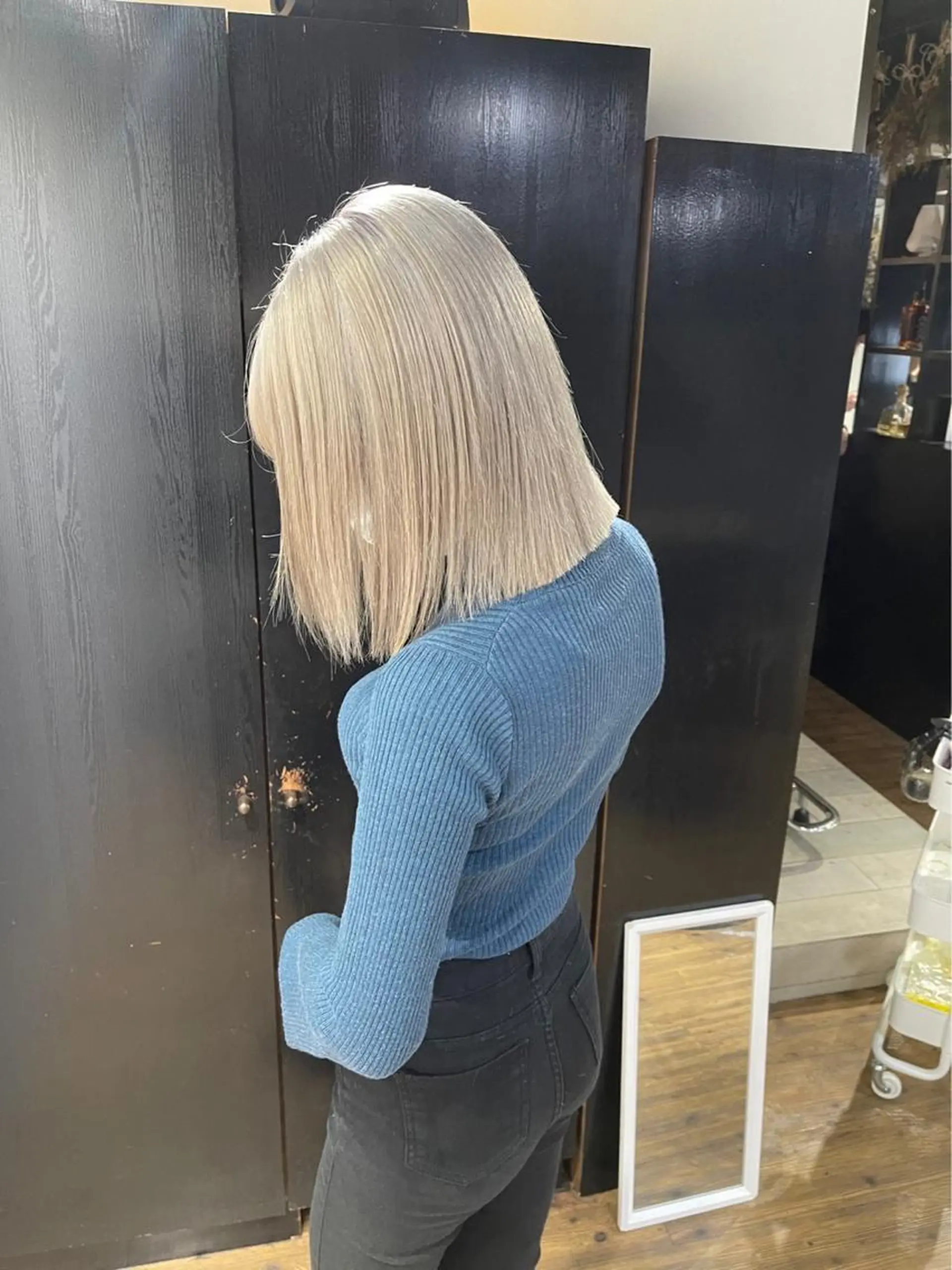 ミディアム カラー ブリーチ ケアブリーチ デザインカラー ダブルカラー イヤリングカラー カット ヘアカラー トリートメント ARCANAブリーチ ダブルカラー🌟原宿のヘアスタイル