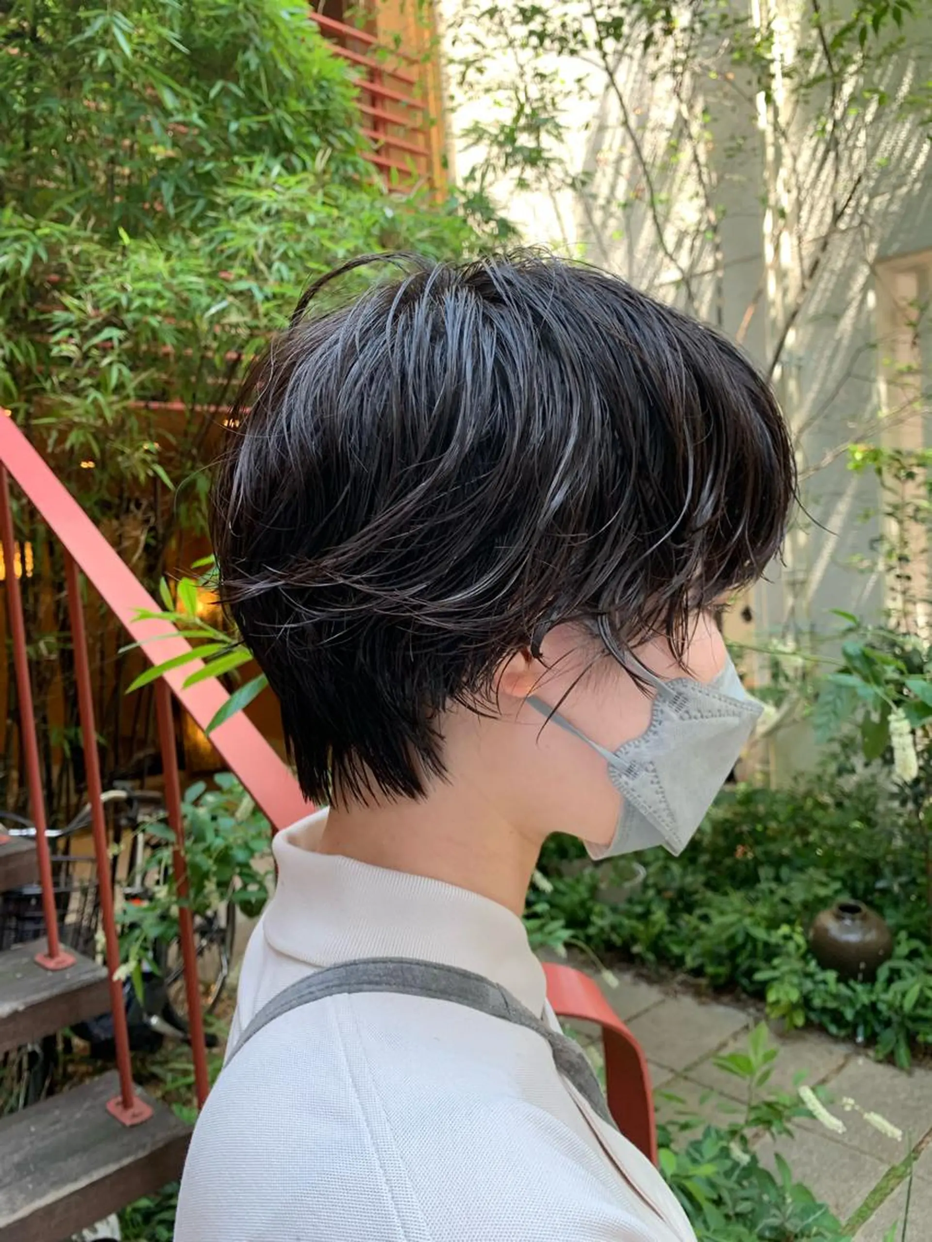 ショート パーマ ショートヘア カット パーマ トリートメント パーマ/レイヤー/ ボブ/豊浦翔太のヘアスタイル