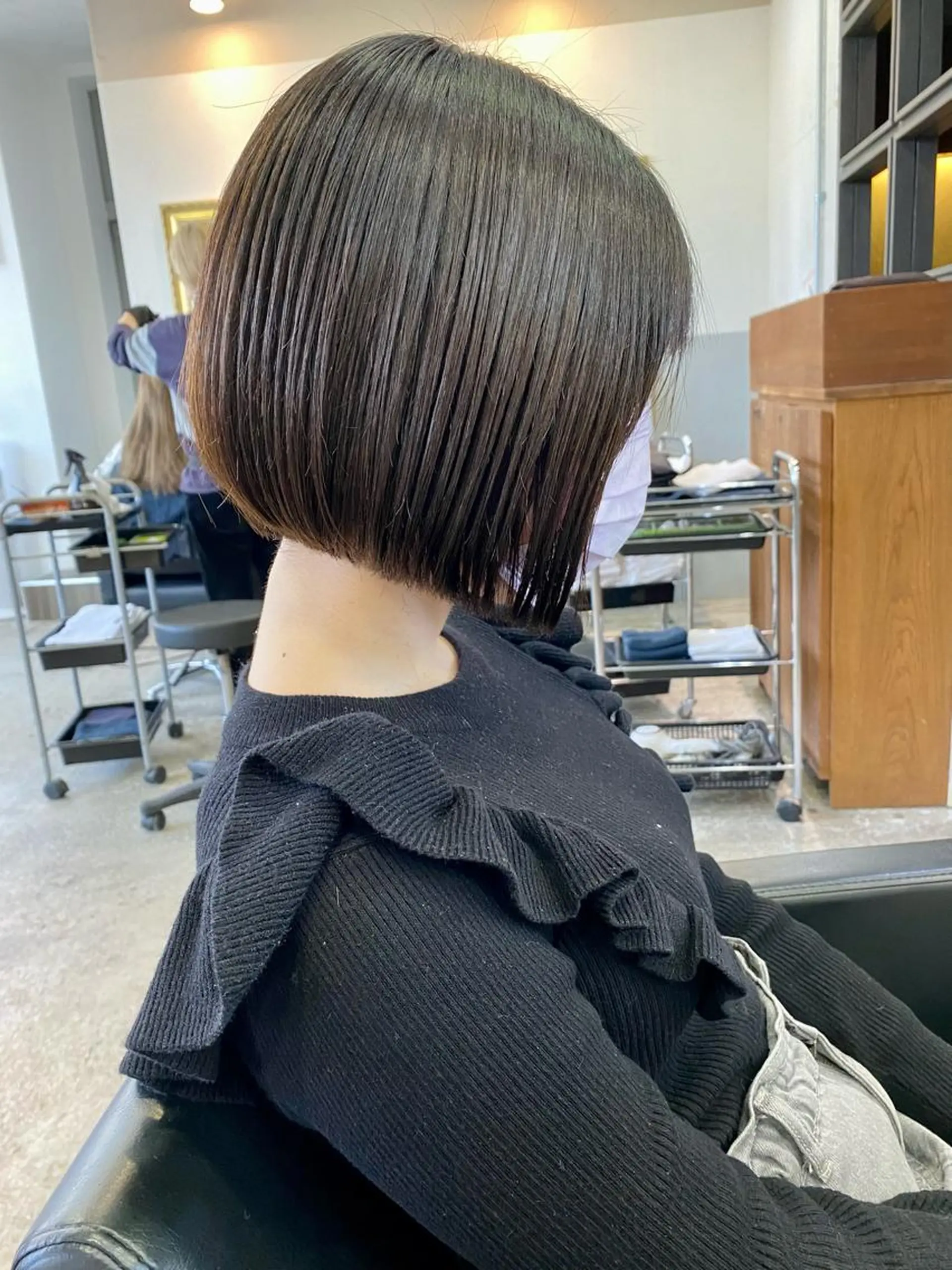 ショート カラー ヘアアレンジ ボブ 縮毛矯正 トリートメント hair  space Atoz所属・東 寛道のヘアスタイル