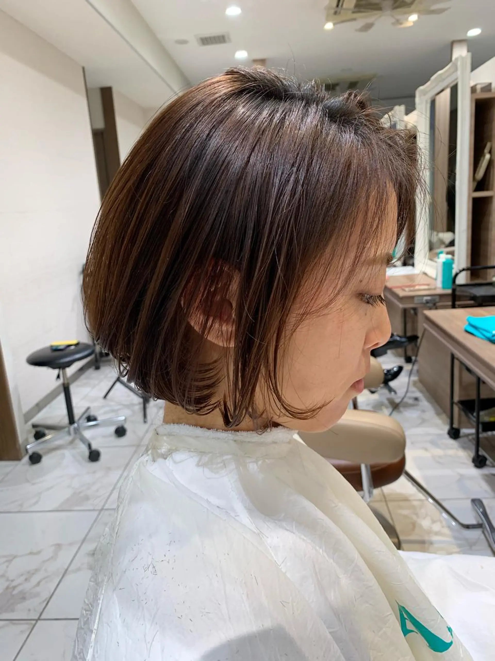 ミディアム 【メンズ縮毛矯正】 田中秀斗のヘアスタイル