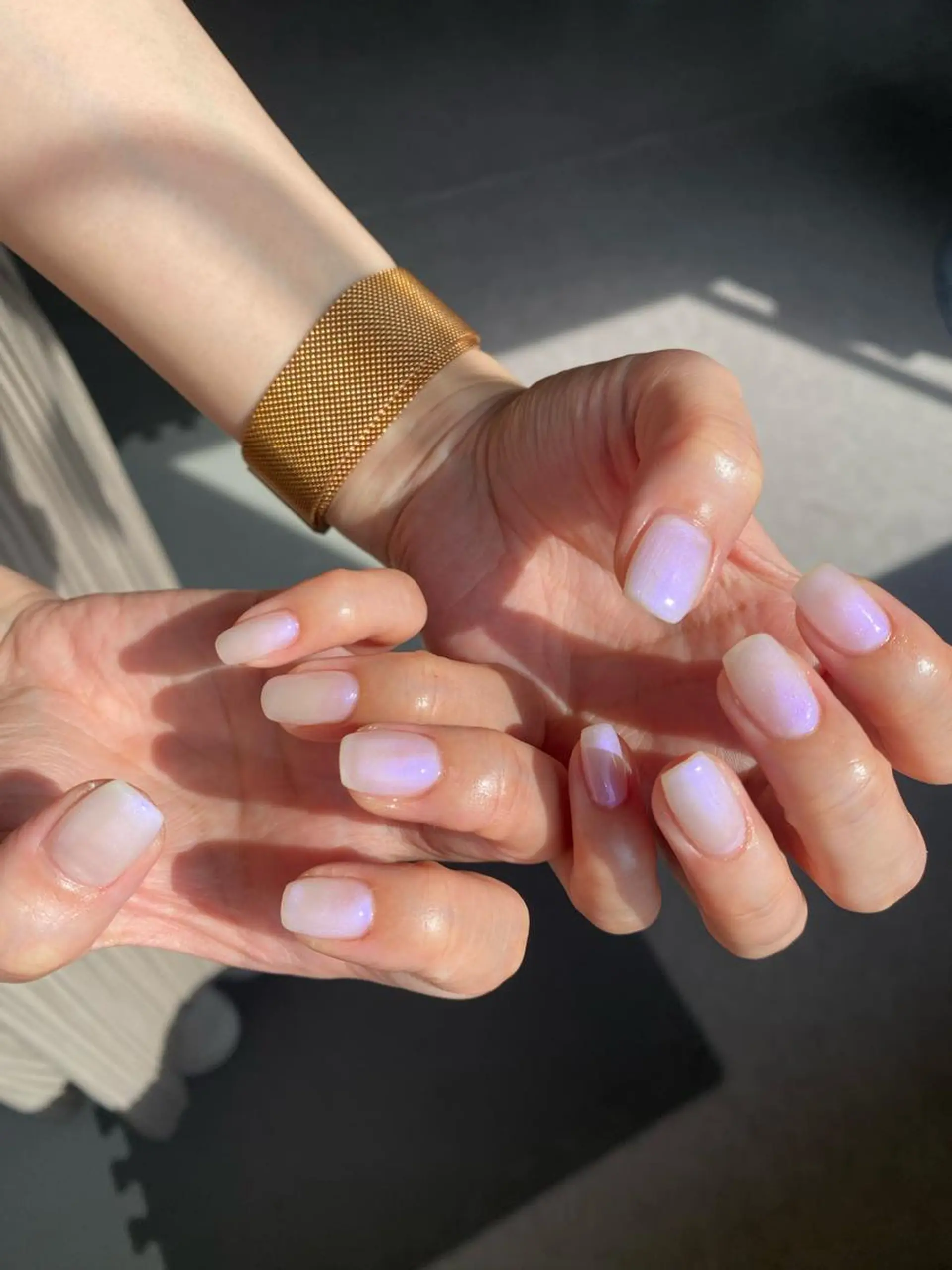 ショート カラー ネイル Nailsalon Calmeのネイルデザイン