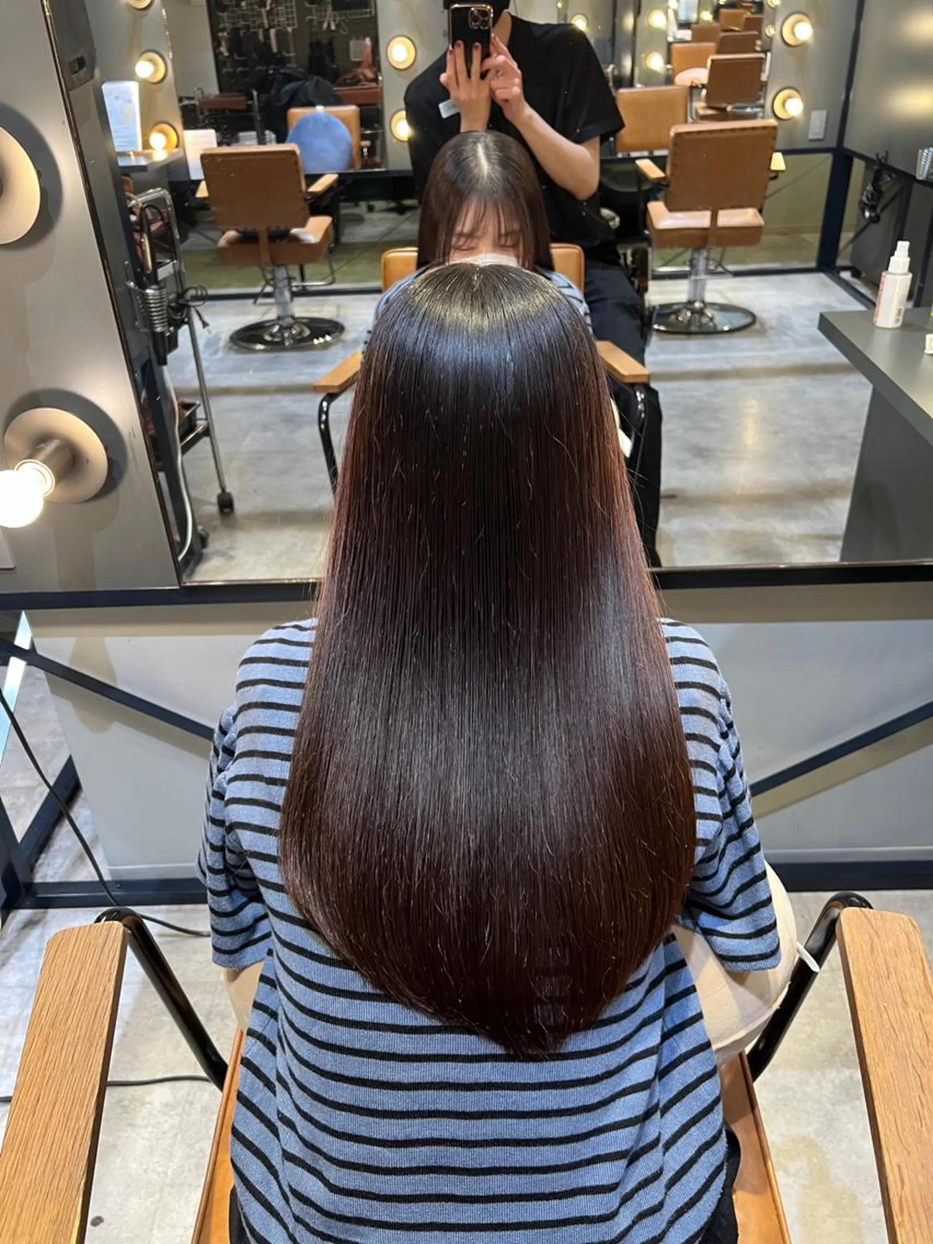 ロング カット 縮毛矯正 トリートメント 髪質改善ストレート Kantaのヘアスタイル