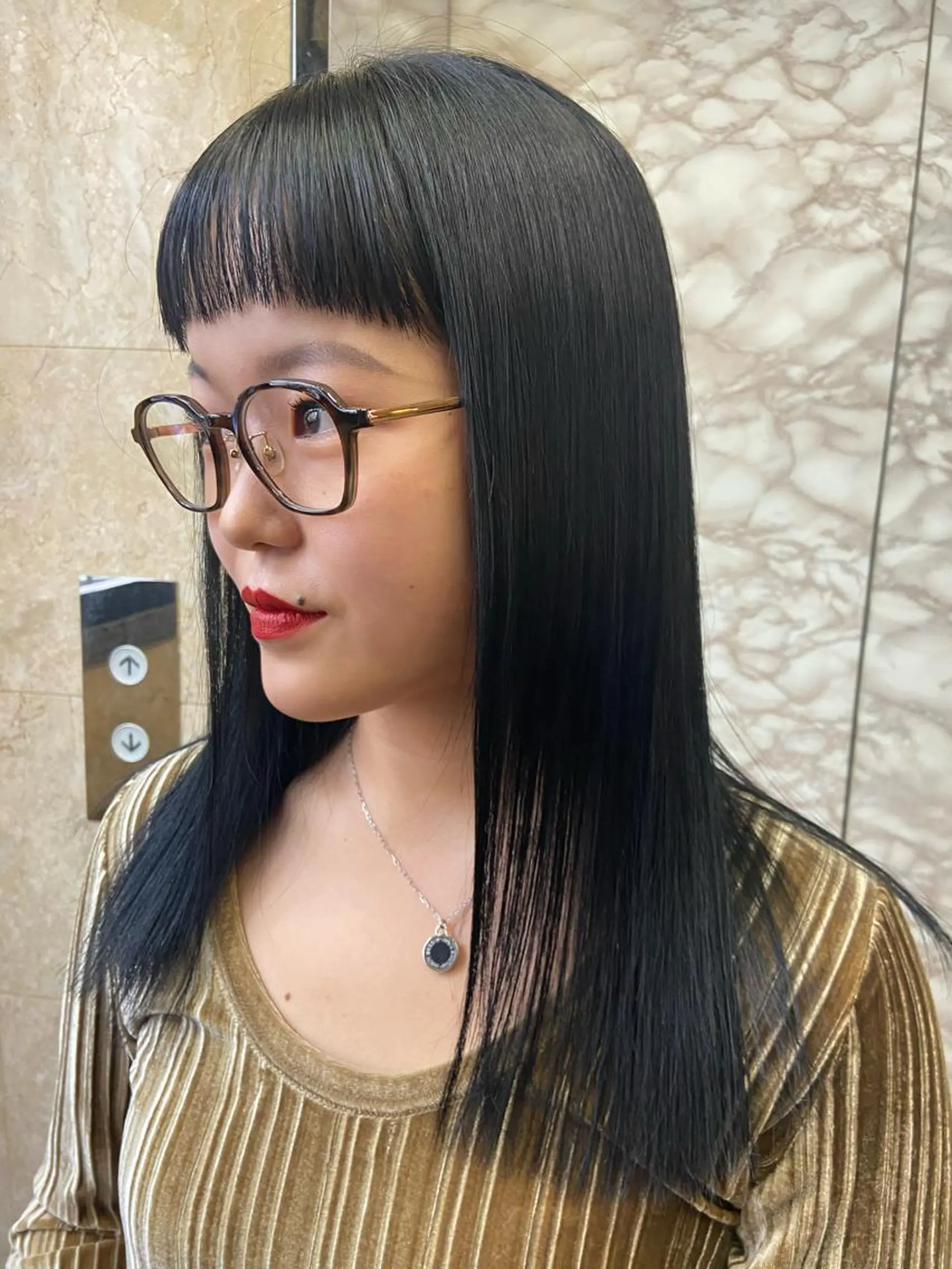 ロング ヘアカラー トリートメント ヘアセット 地毛風艶カラー🌿 喜多夏海のヘアスタイル