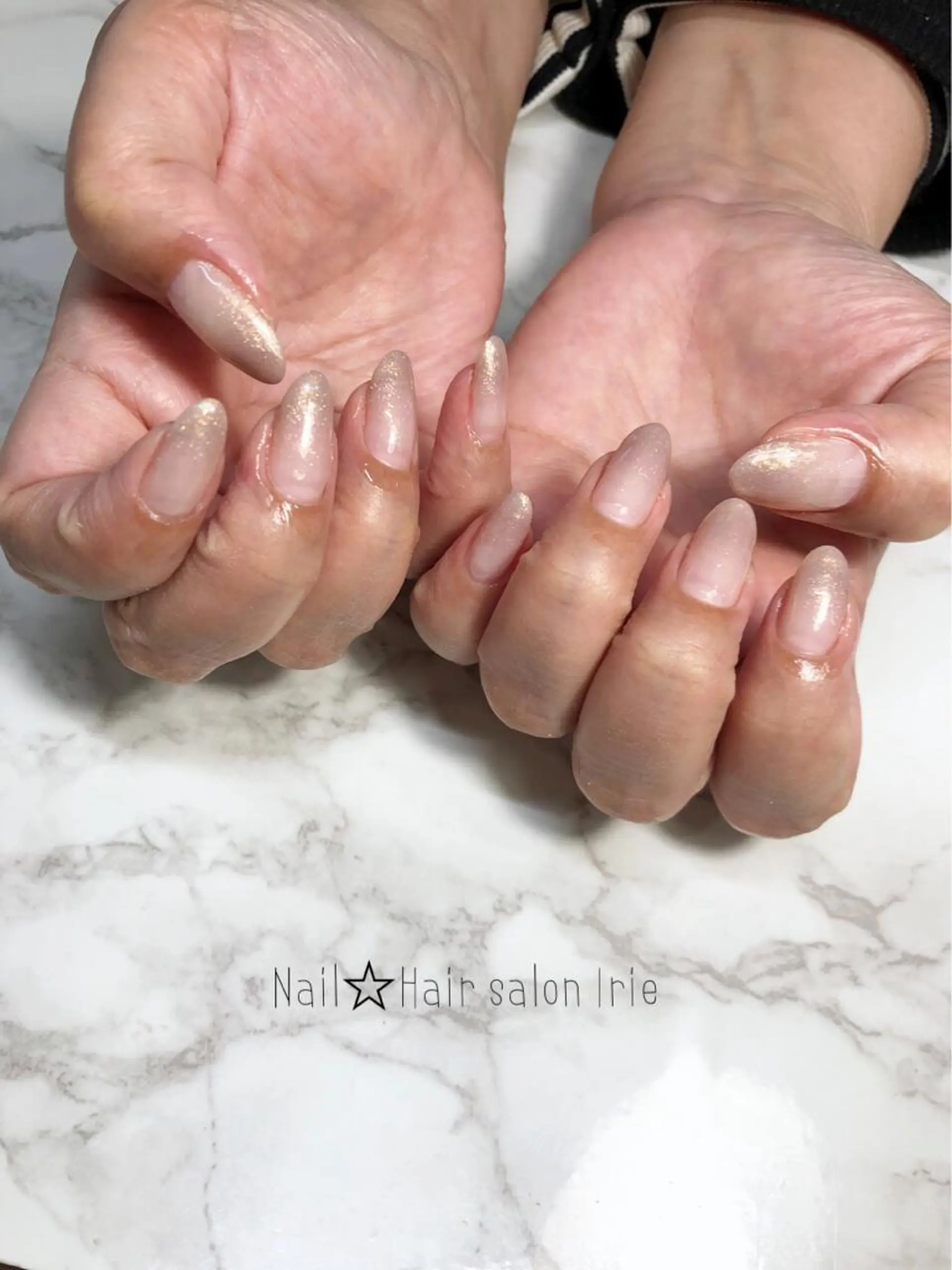 ネイル ハンドネイル ハンドケア Hair salon Irie所属・與儀 知佳のネイルデザイン