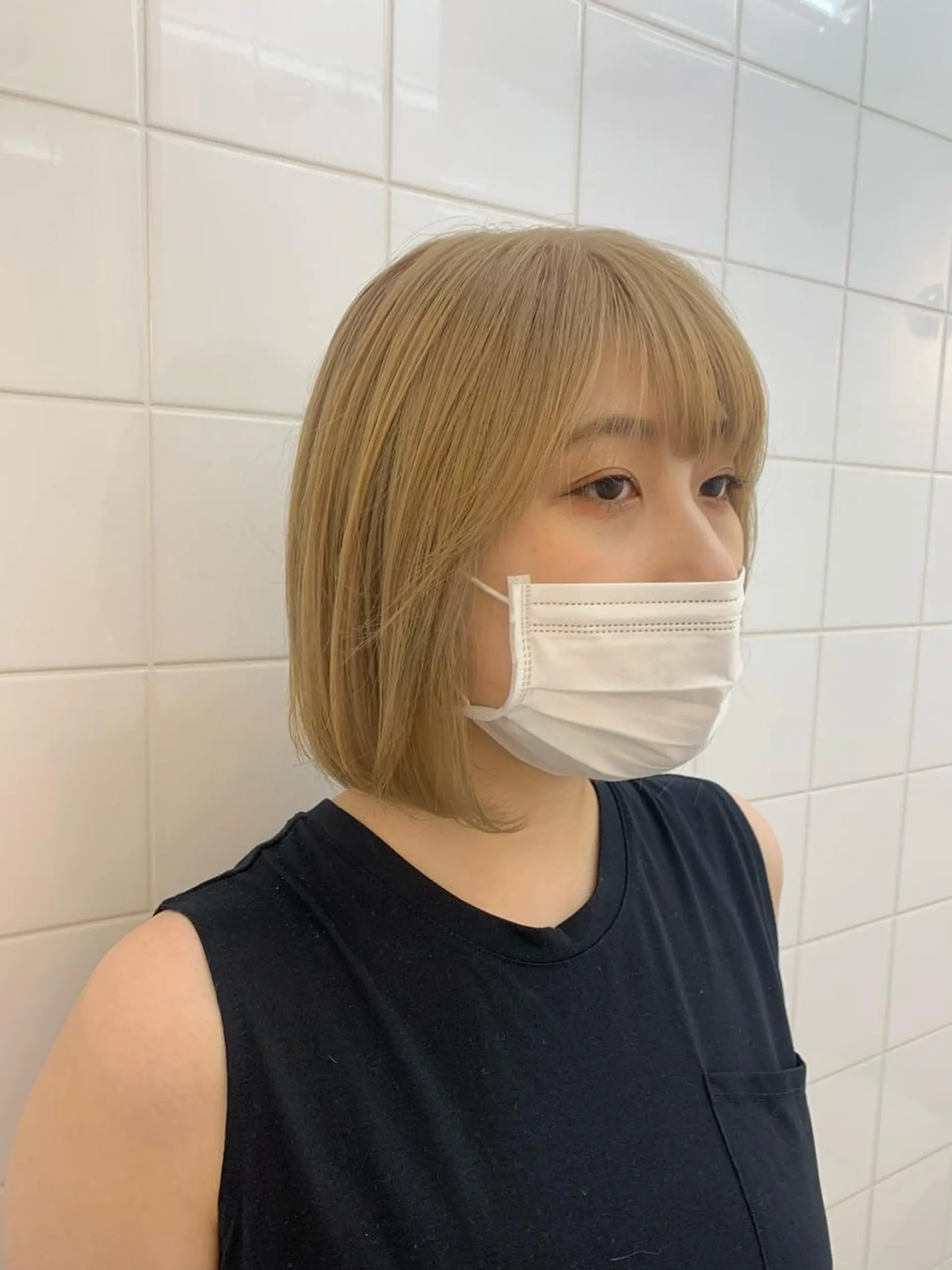 ショート カラー ヘアアレンジ 🧨ブリーチー×ボブ レイヤー💎じゅえるのヘアスタイル