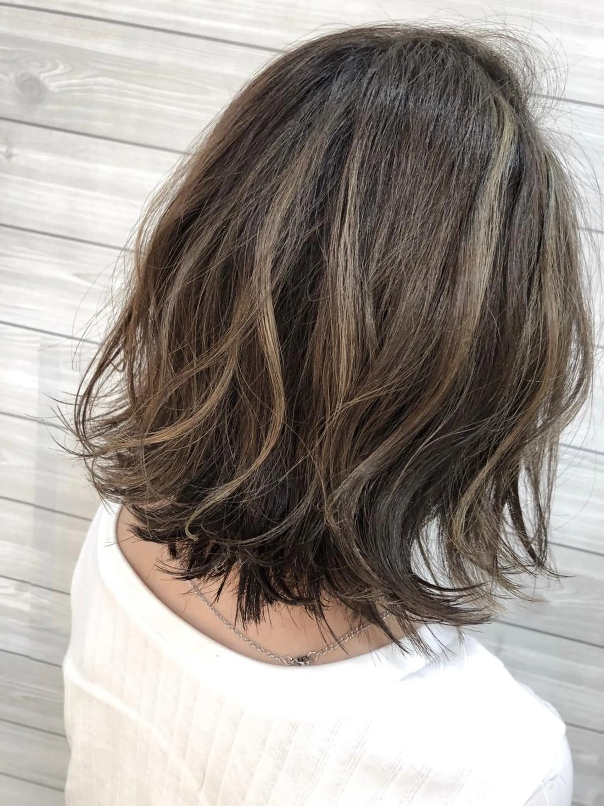ミディアム カラー ヘアアレンジ アディクシーカラー ブリーチ ケアブリーチ 透明感カラー ダブルカラー 🌟イメチェン美容師 🌟清水 大輝のヘアスタイル