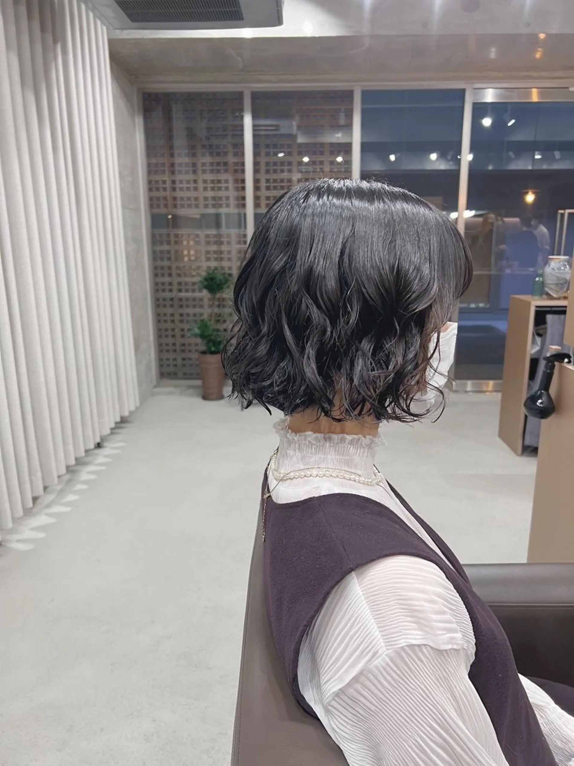 パーマ ボブパーマコテ巻き風 パーマNo1深江秀平のヘアスタイル