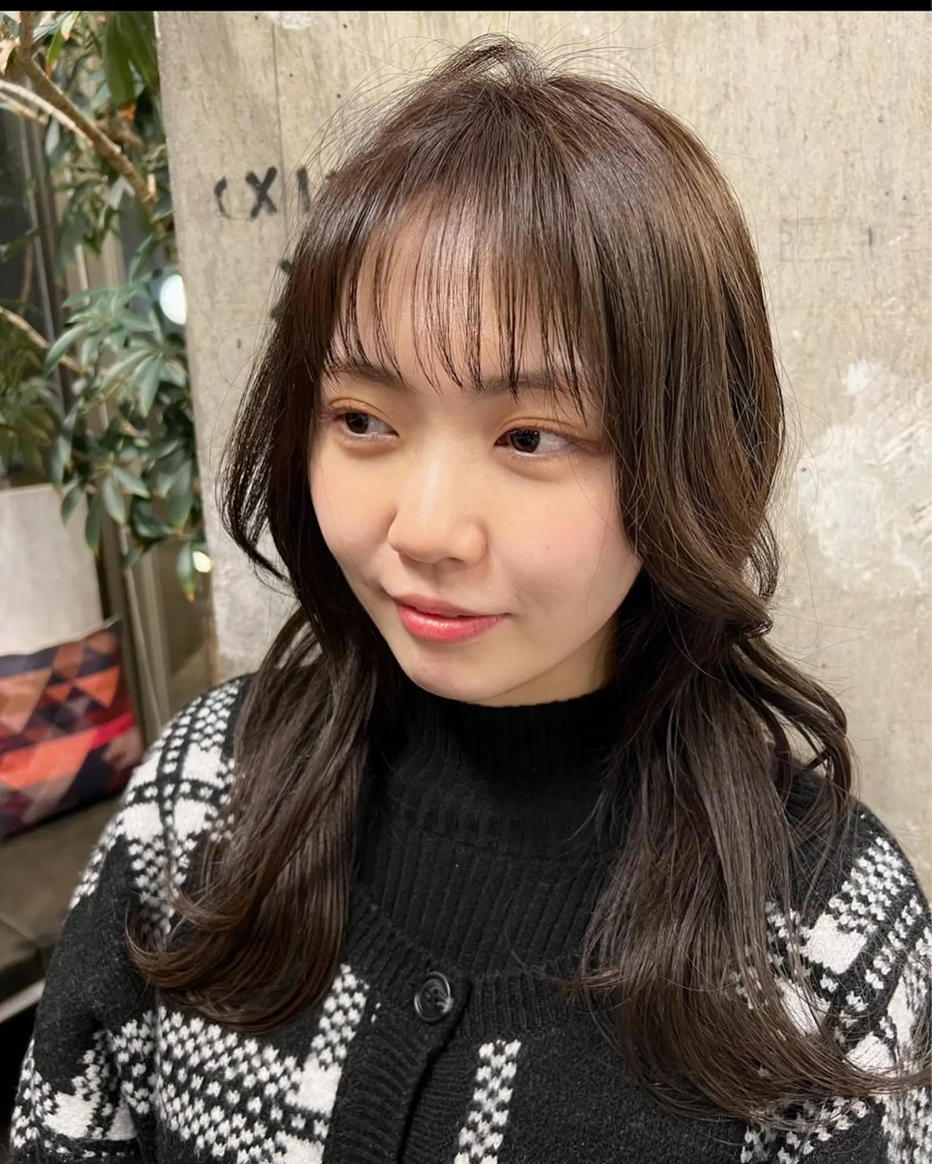 ロング パーマ 韓国風ヘア ROBBY所属・松井美樹/似合わせ ガーリー・韓国のヘアスタイル