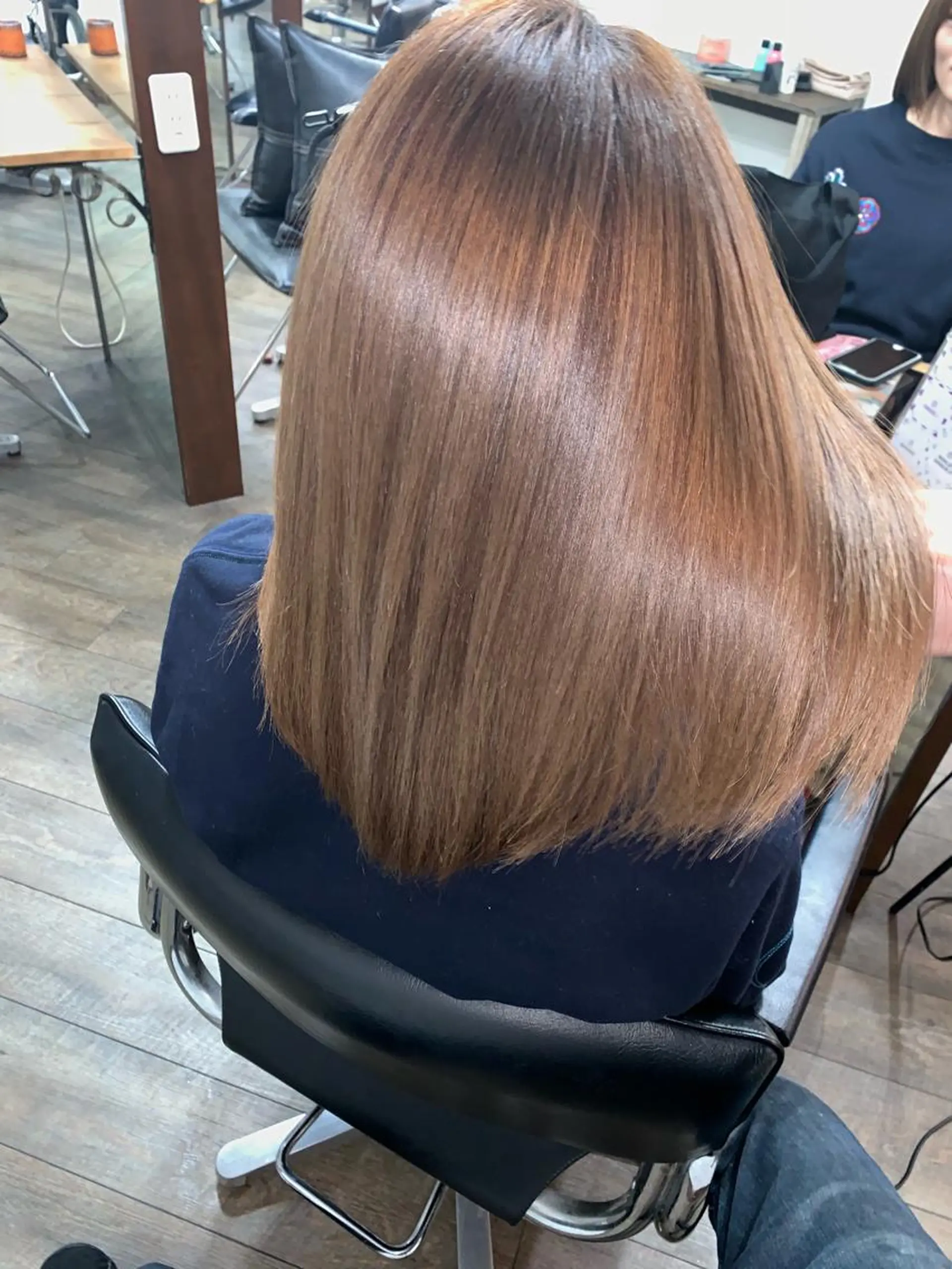 ミディアム 縮毛矯正/髪質改善 井上智秀のヘアスタイル