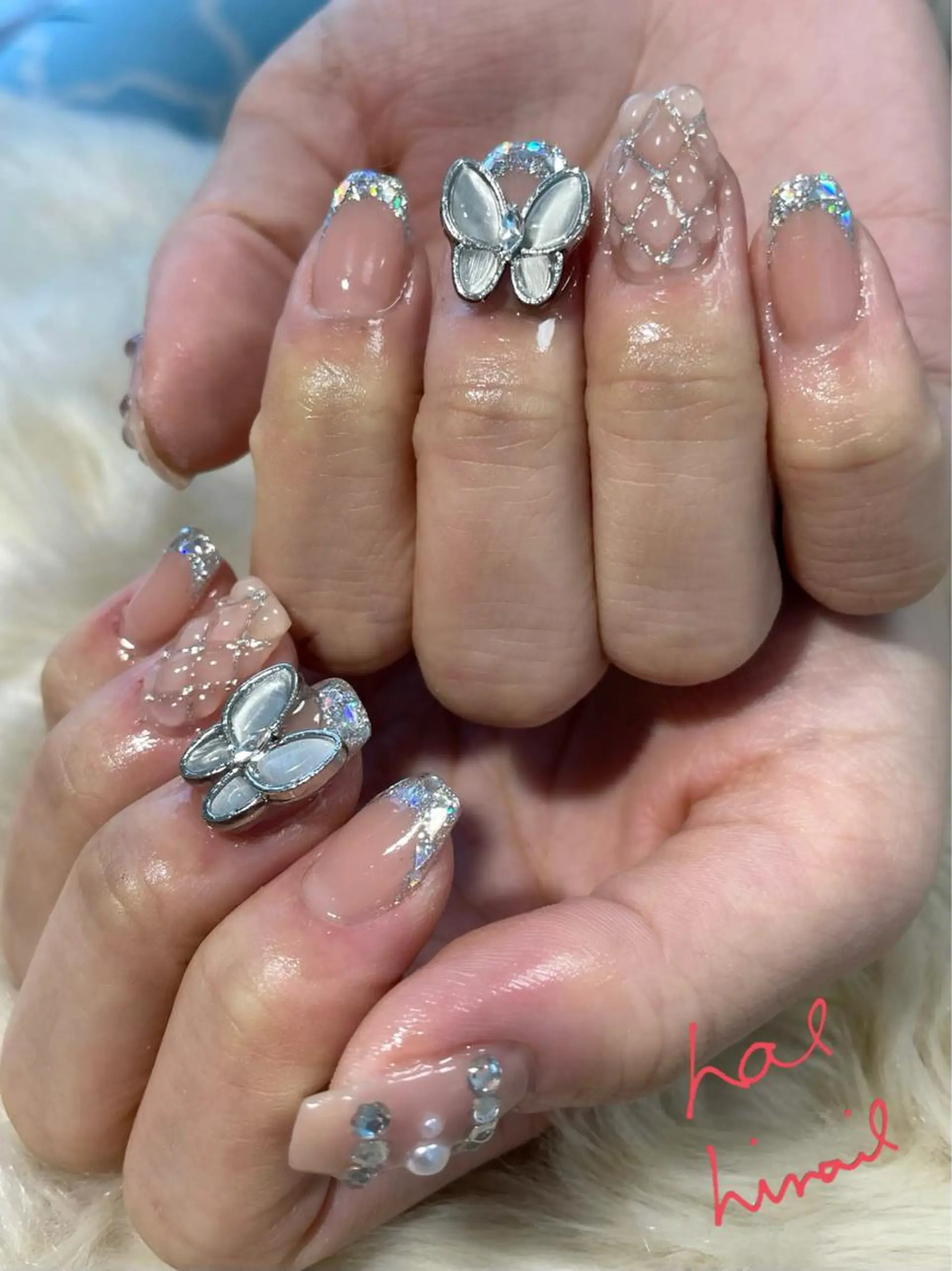 ネイル 成人式 はるひな ねいるのネイルデザイン