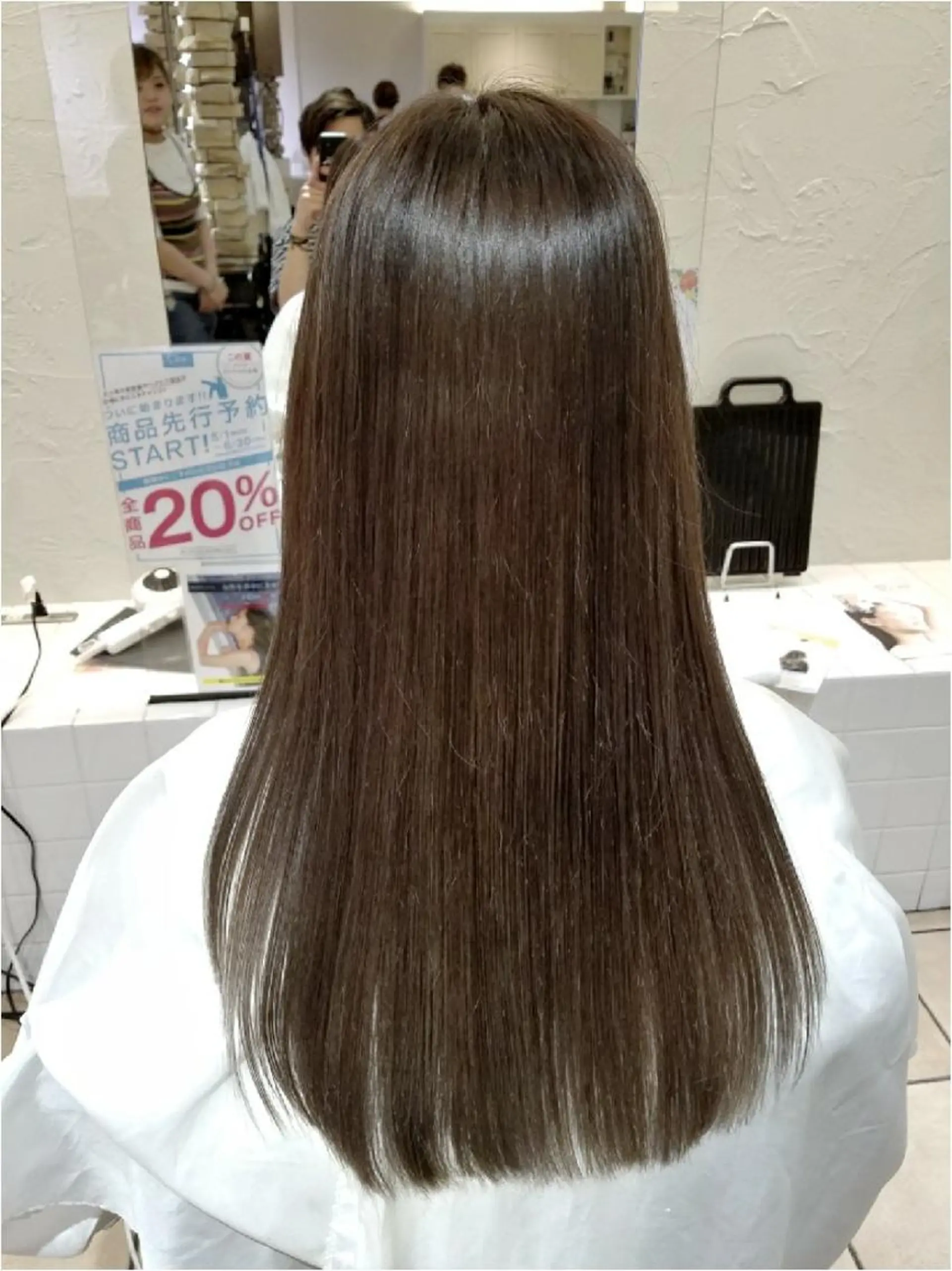 ミディアム カラー ヘアアレンジ グレージュ 【髪質改善美容師】t occa茨木篠原健太のヘアスタイル
